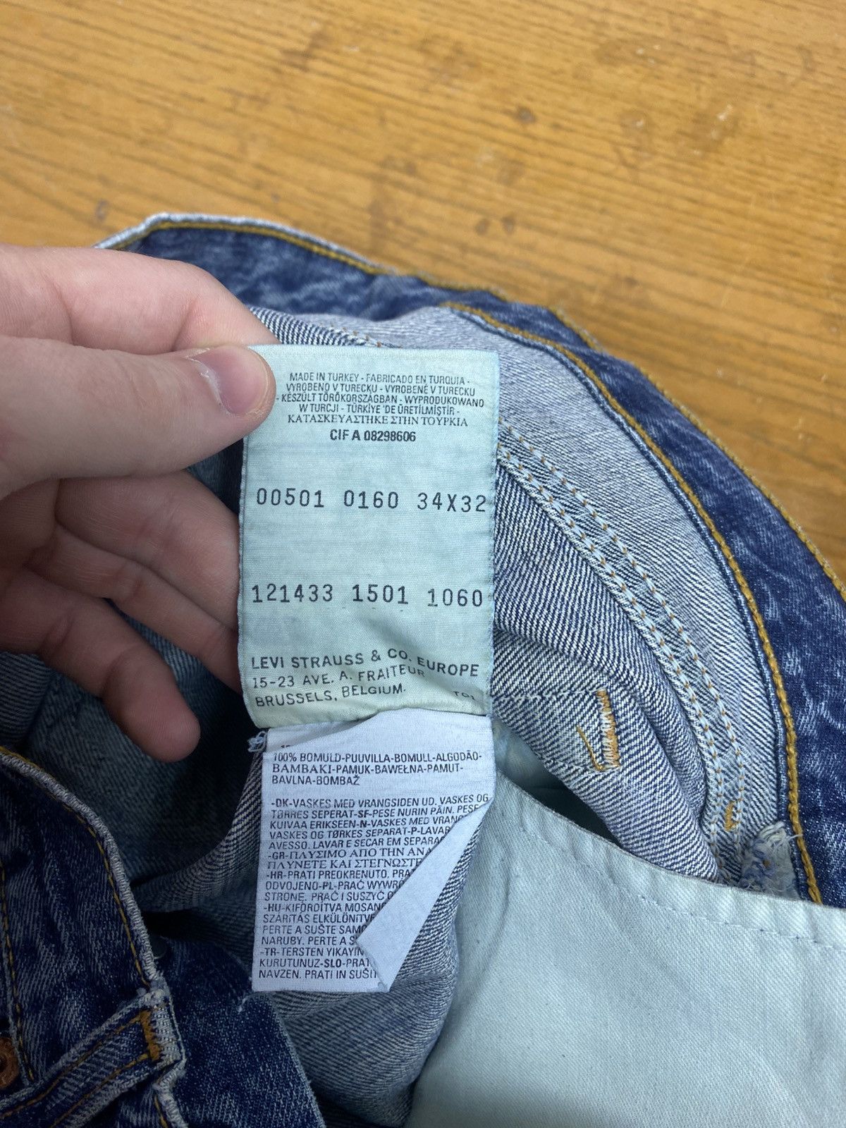 Levi's × Levi's Vintage Clothing × Vintage Vintage 90s Levi’s 501 jeans denim rare Size US 34 / EU 50 - 8 Thumbnail