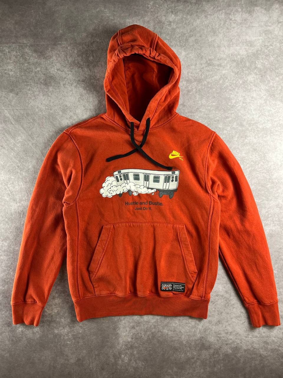 Nike Nike NYC Hustle and Bustle Graphic Hoodie Subway Train Print Size US S / EU 44-46 / 1 - 1 Thumbnail