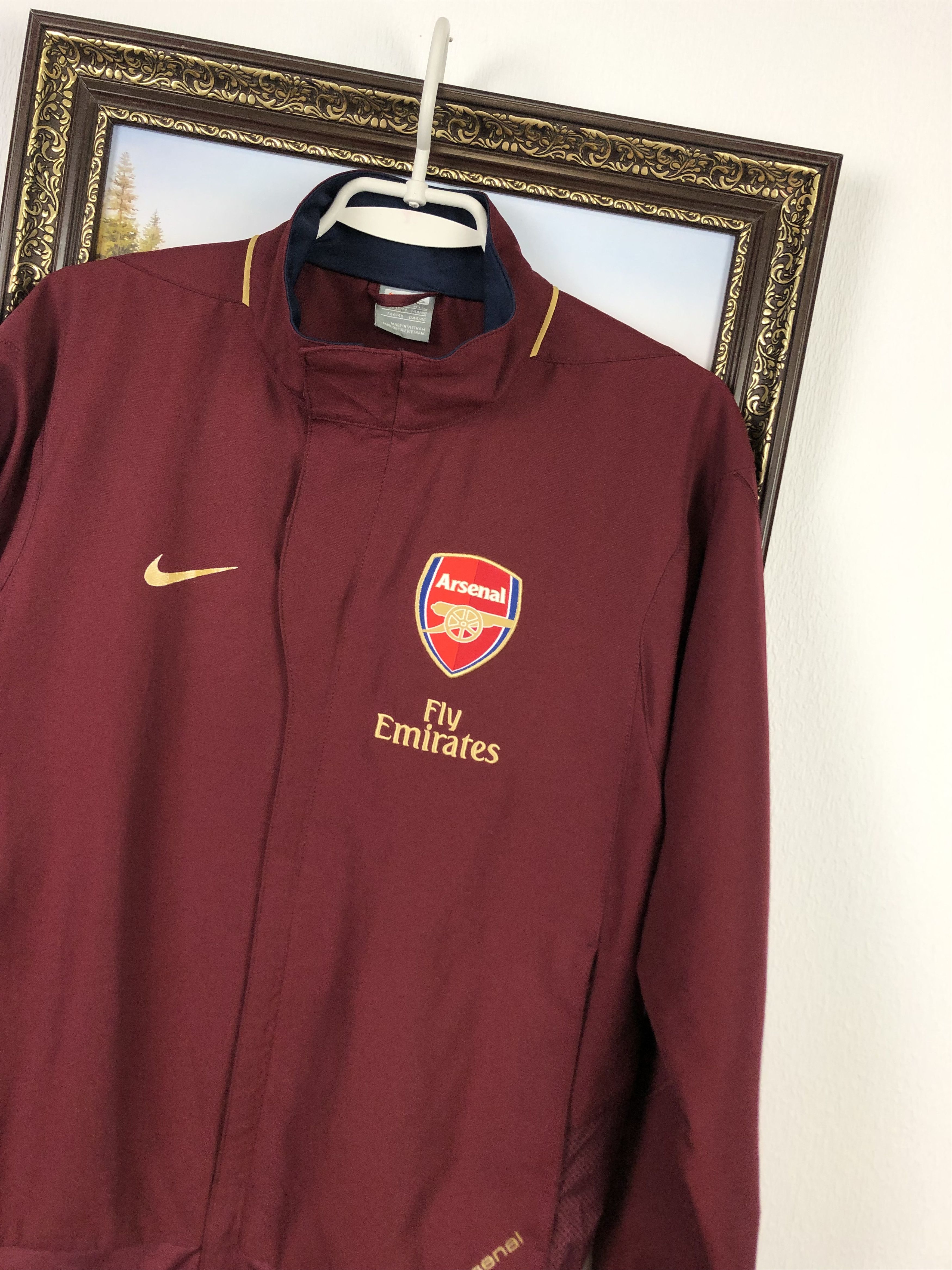 Nike Arsenal Longon Football Jacket Highbury Soccer Track Top Size US S / EU 44-46 / 1 - 4 Thumbnail