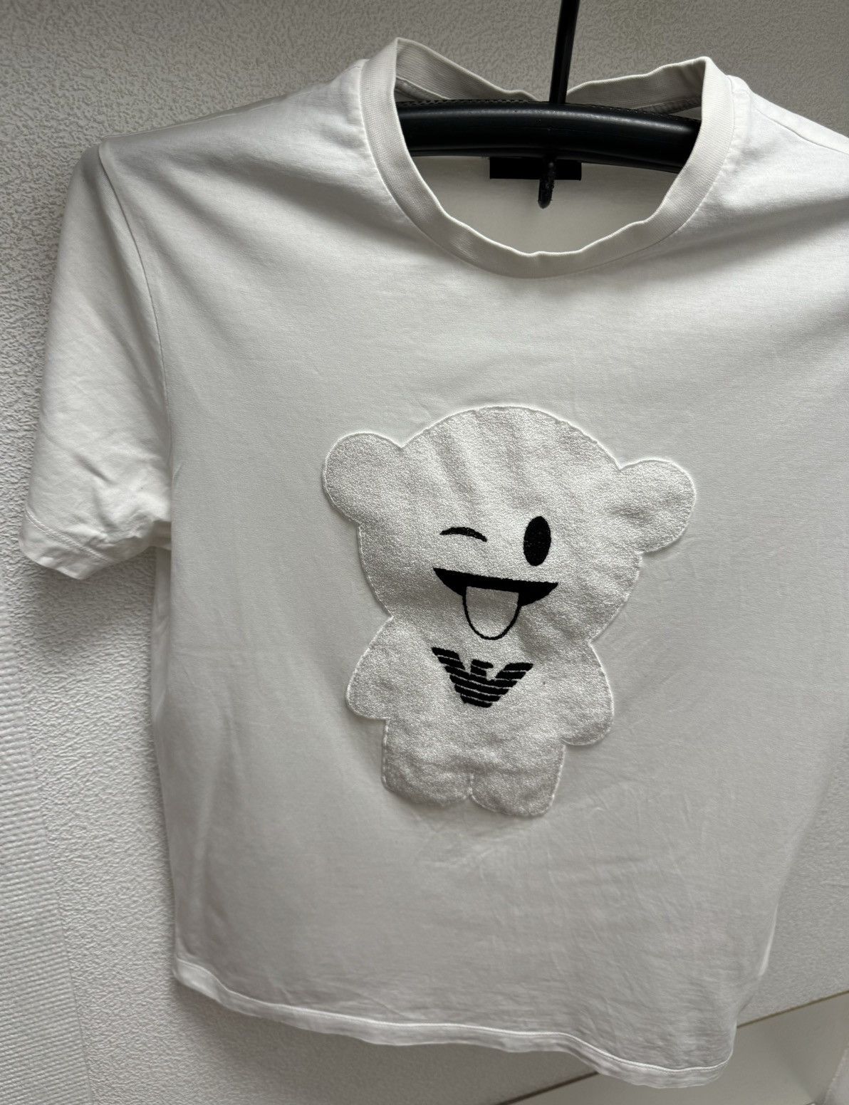 Armani Armani Emporio Teddy Bear big logo t-shirt white L sz Armani Size US L / EU 52-54 / 3 - 3 Thumbnail