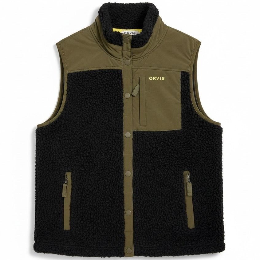 Orvis Orvis Mad River Snap Vest Green Blue Sherpa $100 Retail Size S / US 4 / IT 40 - 1 Thumbnail