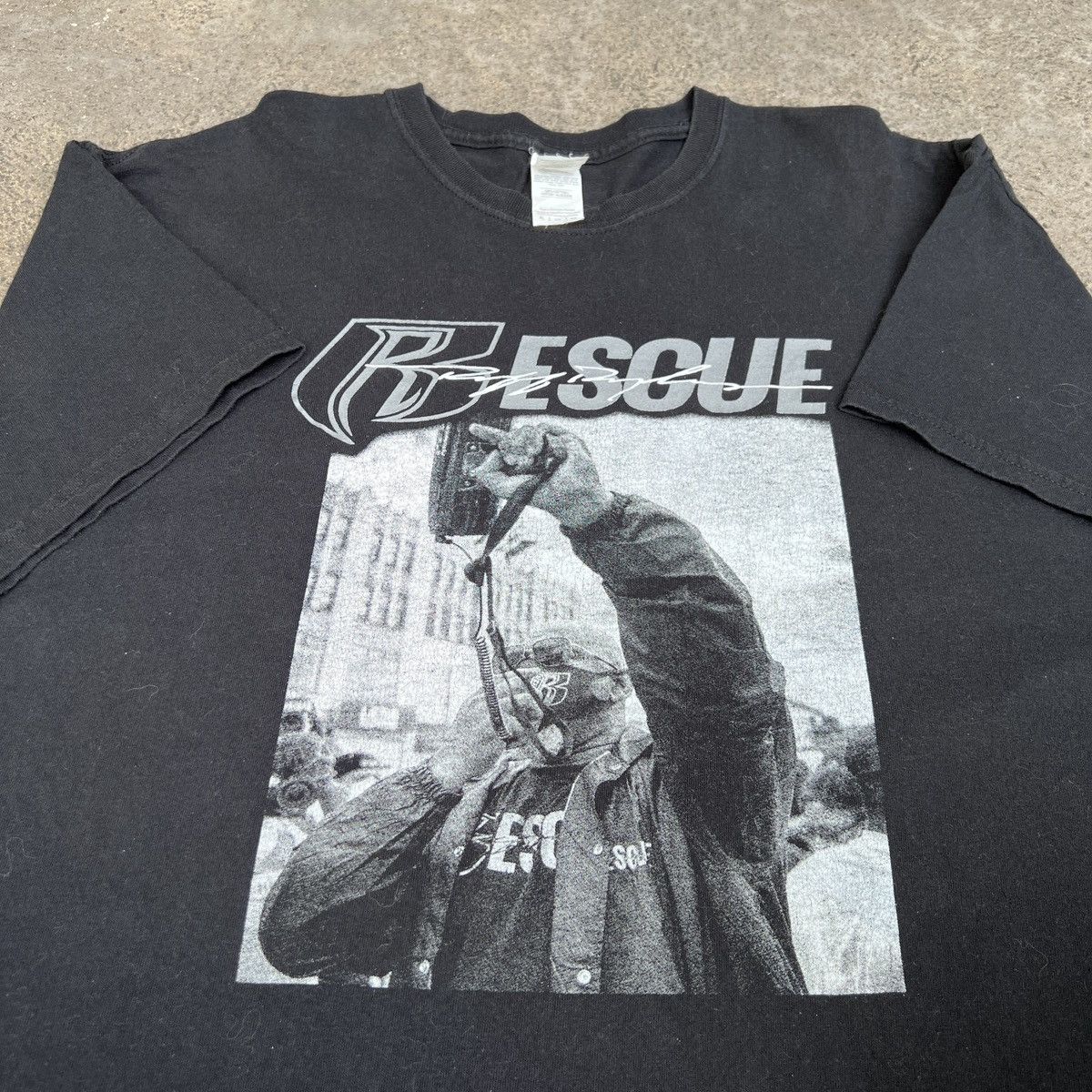 Rap Tees × Ruff Ryders × Vintage Vintage Y2K Ruff Ryders Rescue Promo Tee XL Size US XL / EU 56 / 4 - 1 Thumbnail