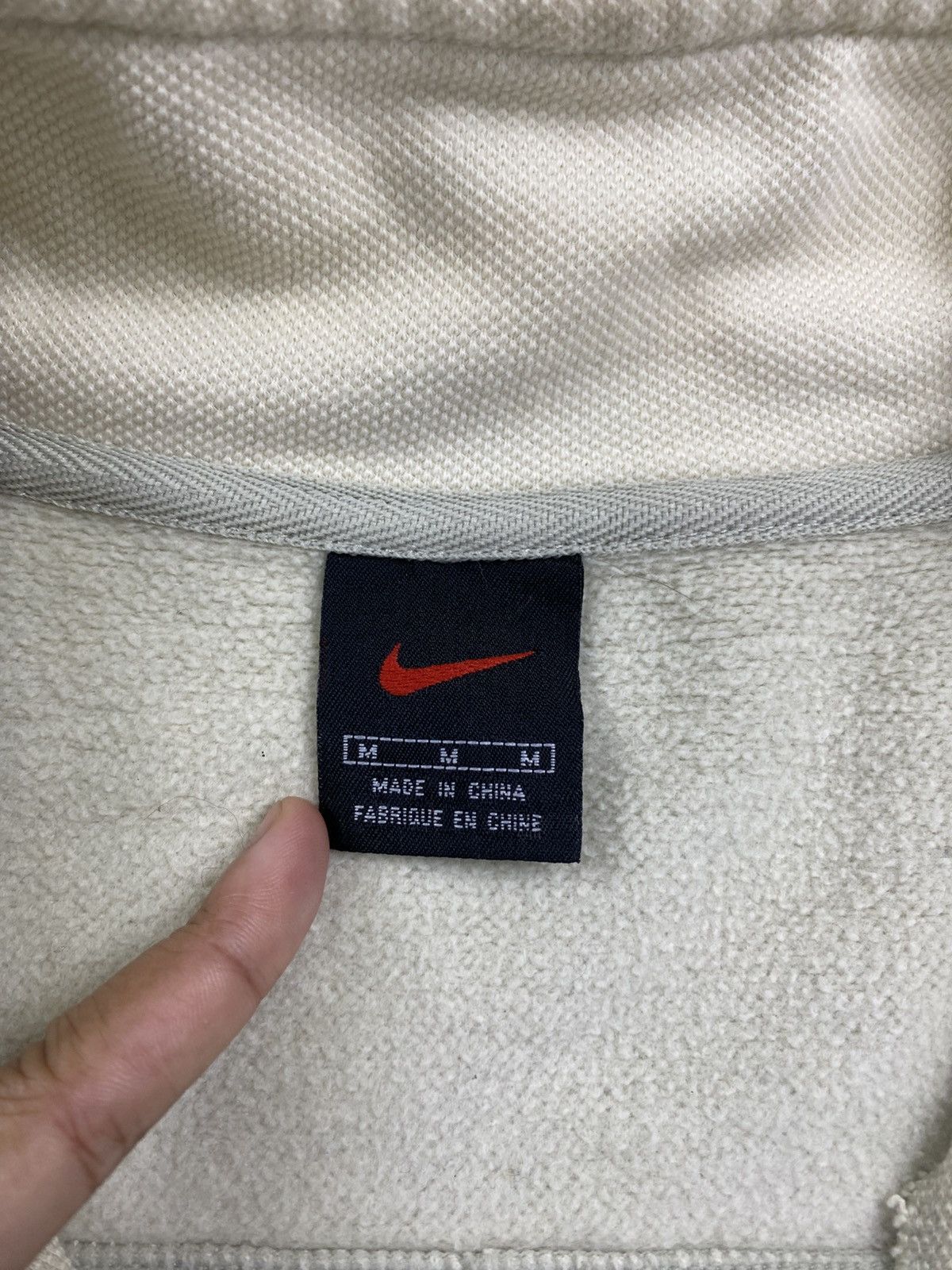 Nike Vintage 90s Nike Embroidery Spellout Half Zipper Sweatshirt Size US M / EU 48-50 / 2 - 8 Thumbnail