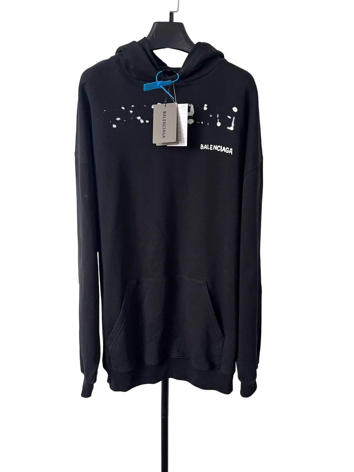 Balenciaga Balenciaga Logo Print Hoodie Size M Size US M / EU 48-50 / 2 - 1 Thumbnail