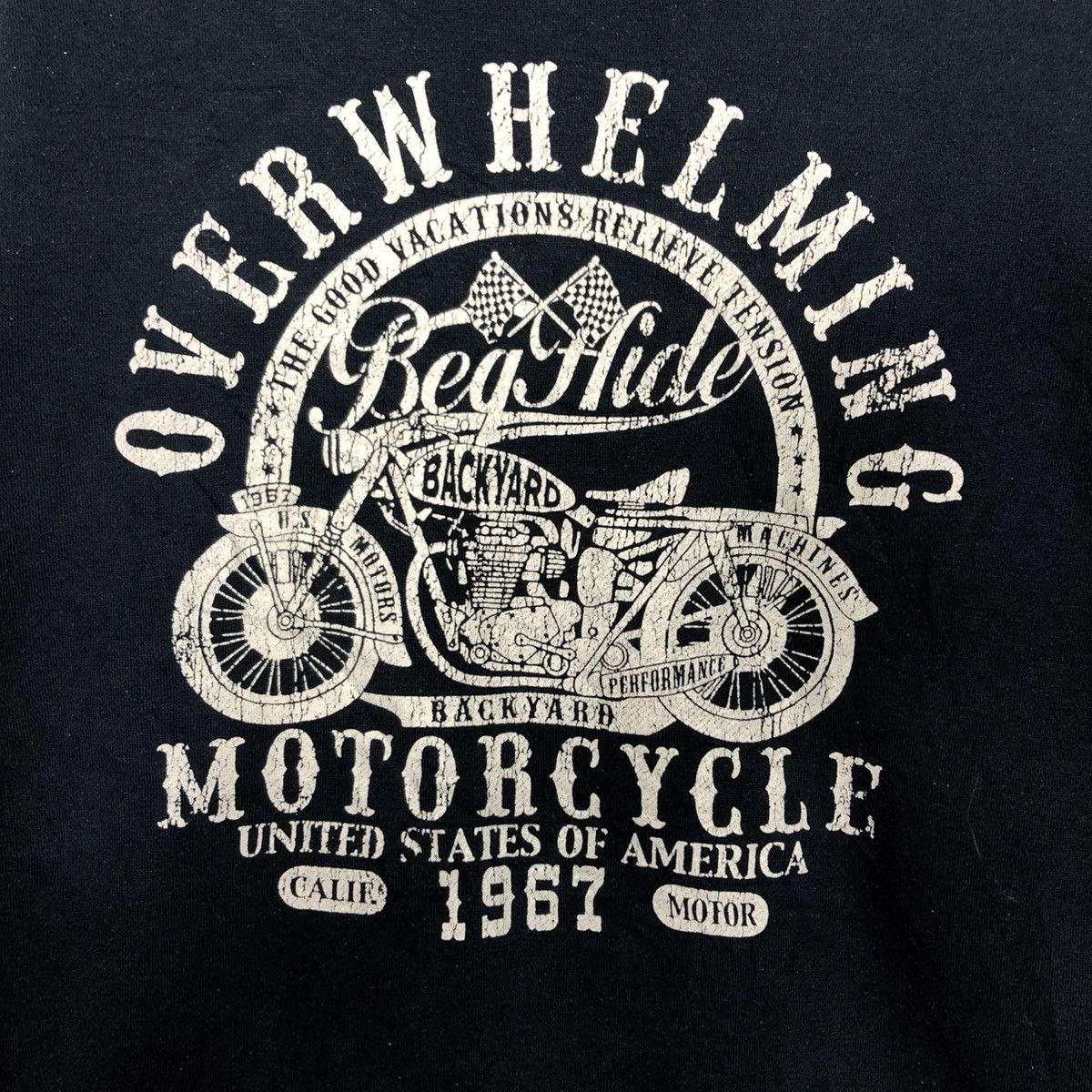 Japanese Brand 📌Beg Hide Motor United State of America Sweatshirt Punk Size US M / EU 48-50 / 2 - 10 Thumbnail