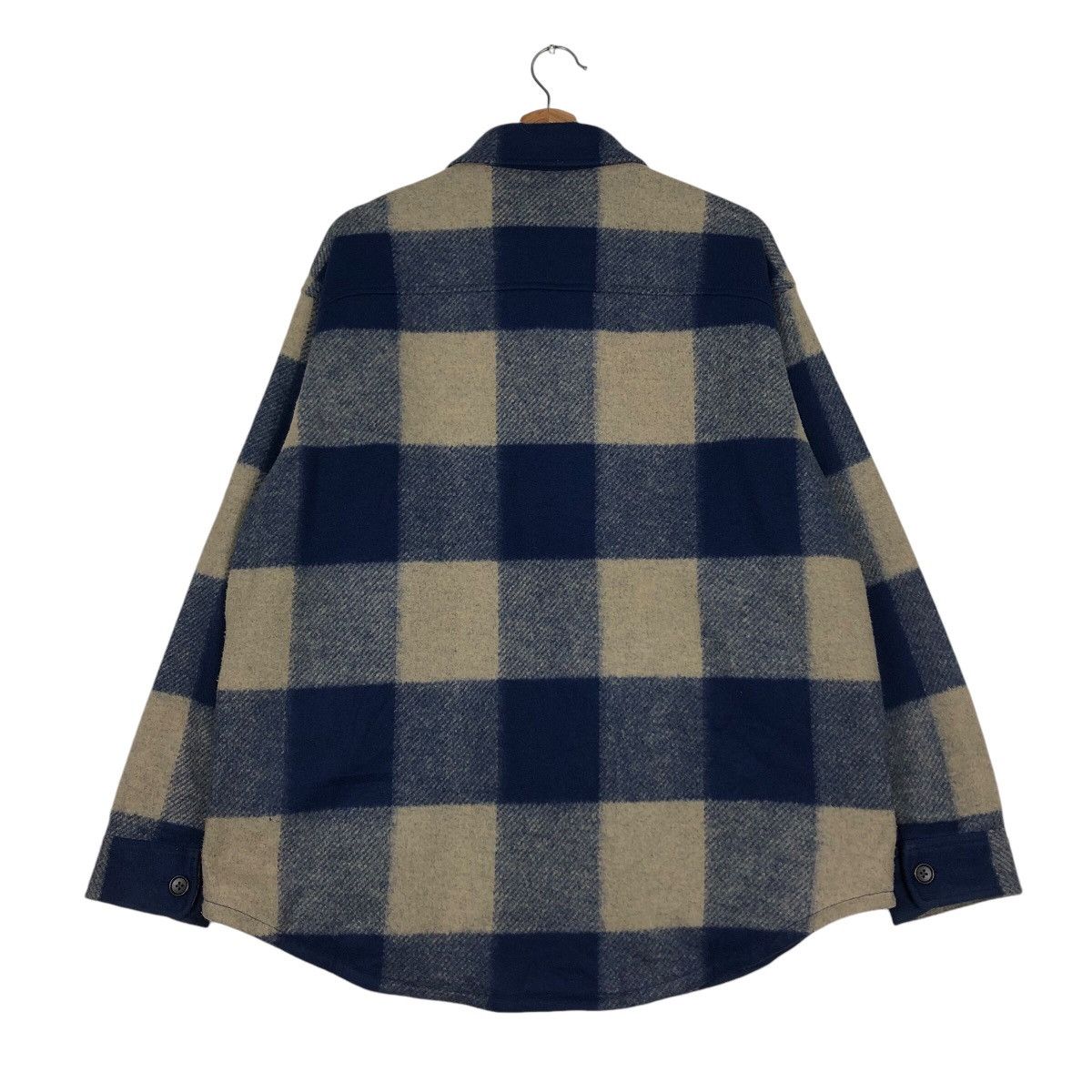 Flannel Vintage Chore Wool Jacket Uniqlo Issey Miyake Tartan Design Size US L / EU 52-54 / 3 - 9 Thumbnail