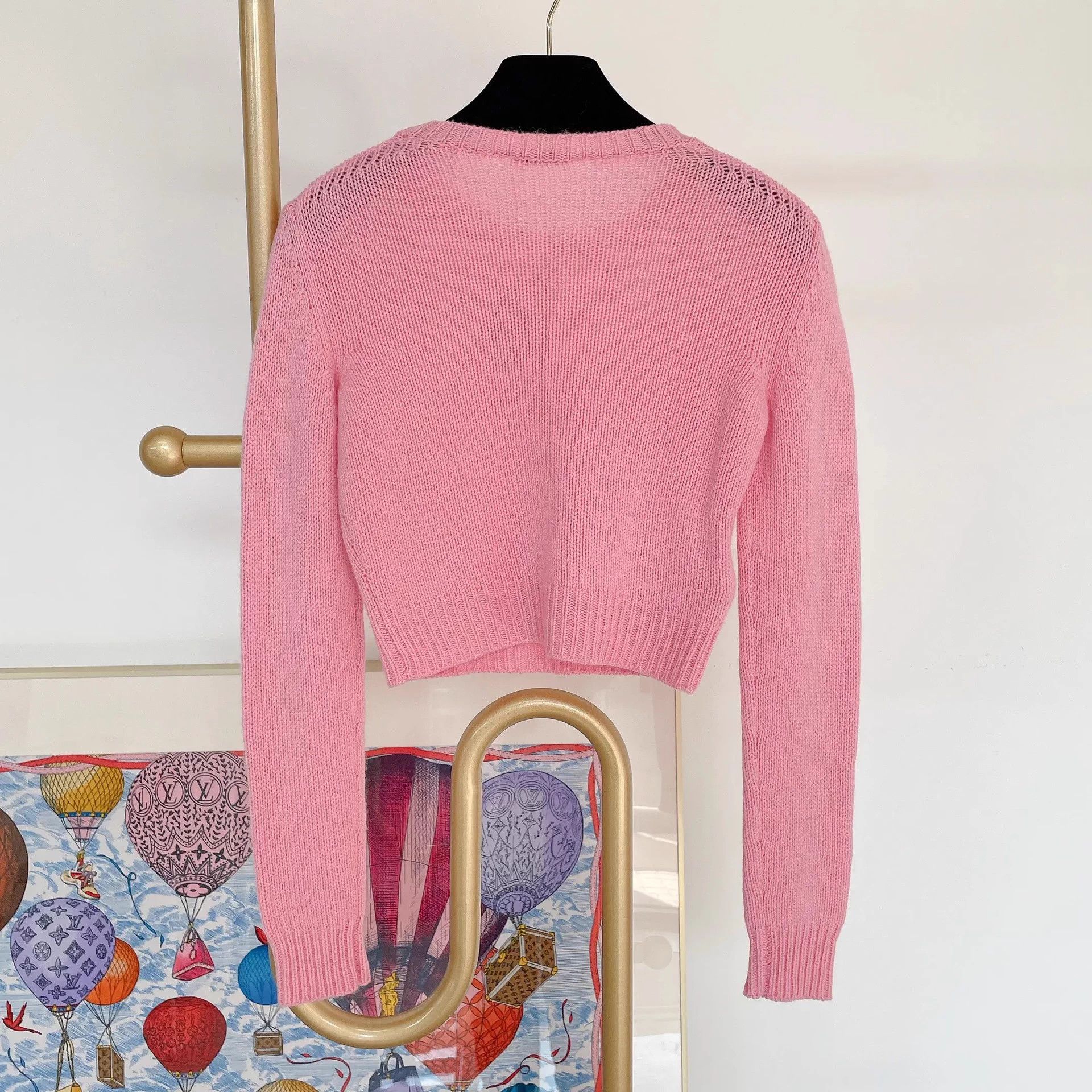 Miu Miu Miu Miu pink knit top women's 36 Size XS / US 0-2 / IT 36-38 - 2 Thumbnail