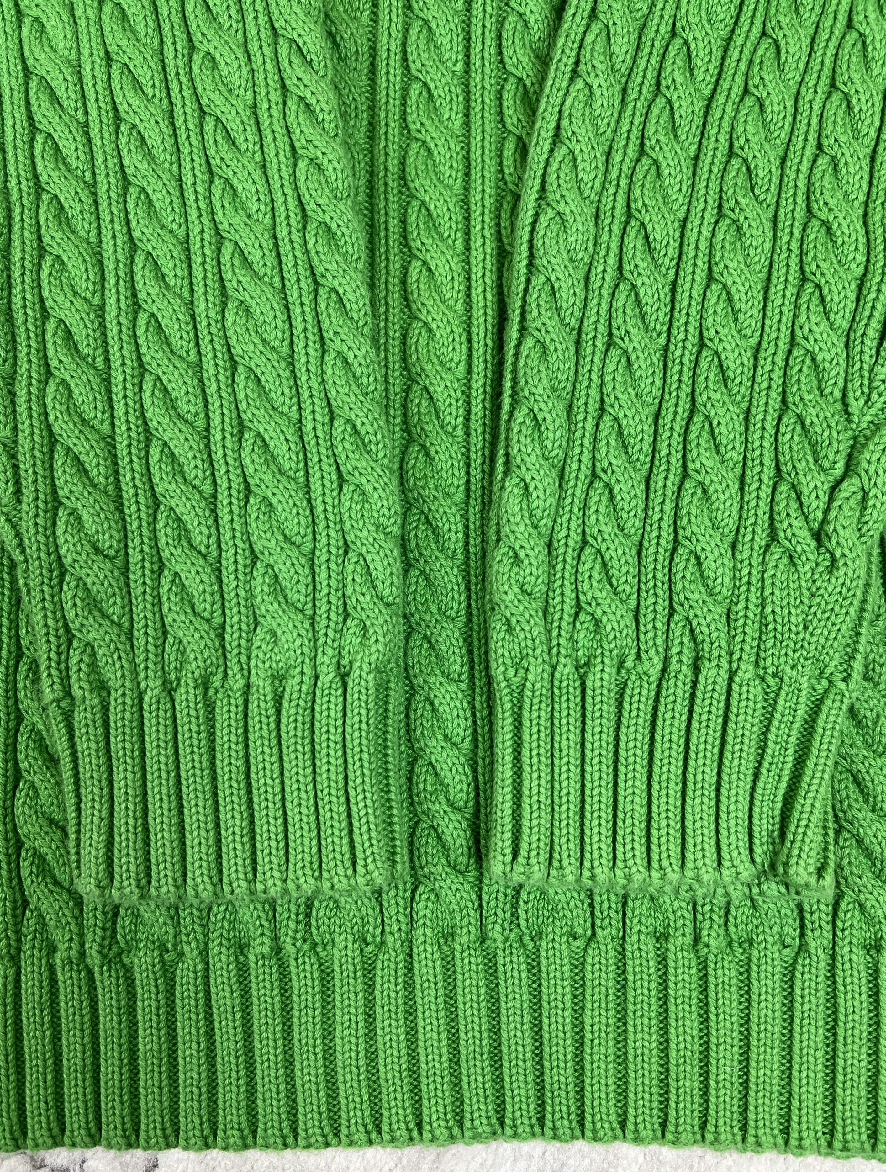 Lauren Ralph Lauren Vtg Lauren Ralph Lauren Cable Knit Sweater Jumper Crest Size L / US 10 / IT 46 - 9 Thumbnail