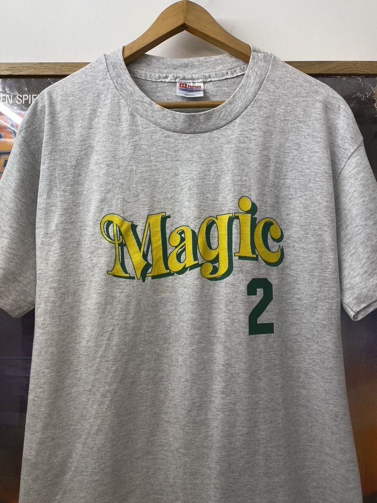 Hanes 90s Vintage John Deere Magic N2 T Shirt Size US L / EU 52-54 / 3 - 4 Thumbnail