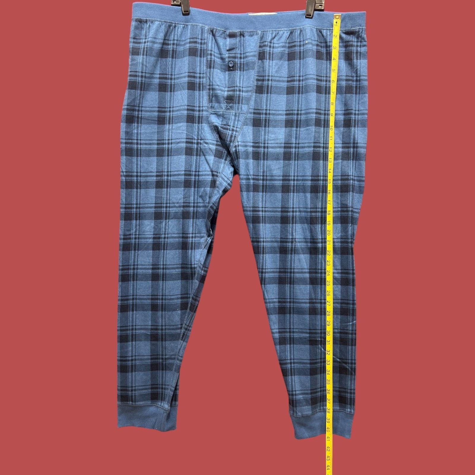 Other Goodfellow - Men's Plaid Pajama Pants - Blue - XXL Size ONE SIZE - 6 Thumbnail