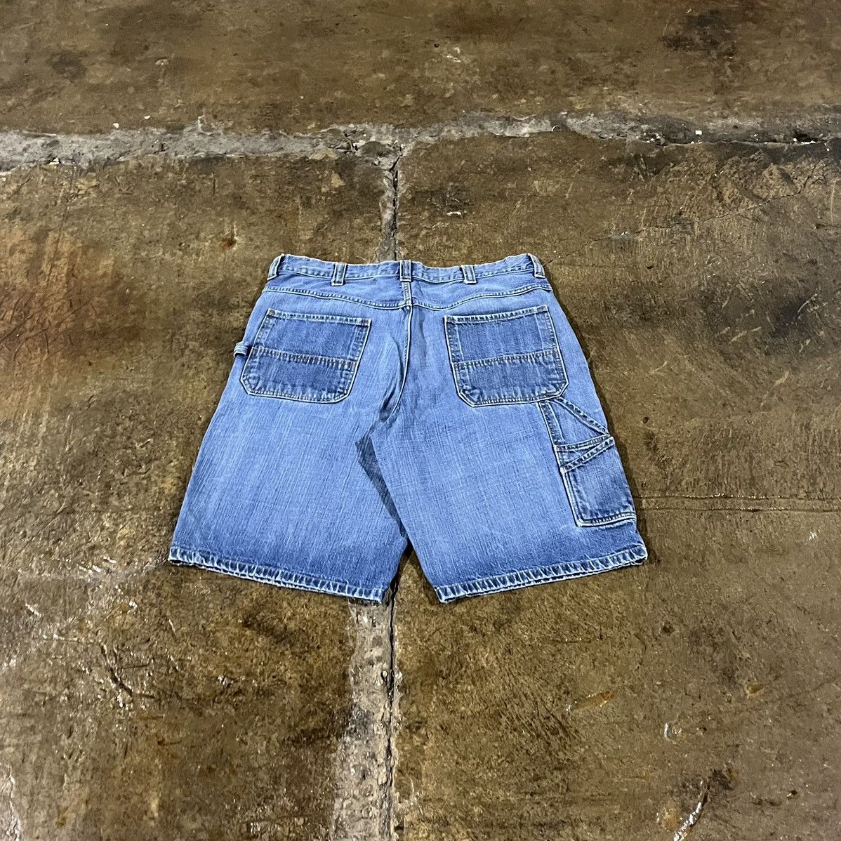 Carhartt × JNCO × Vintage Crazy Y2K Old Navy Carpenter Jorts Baggy Skater Shorts JNCO Size US 36 / EU 52 - 1 Thumbnail