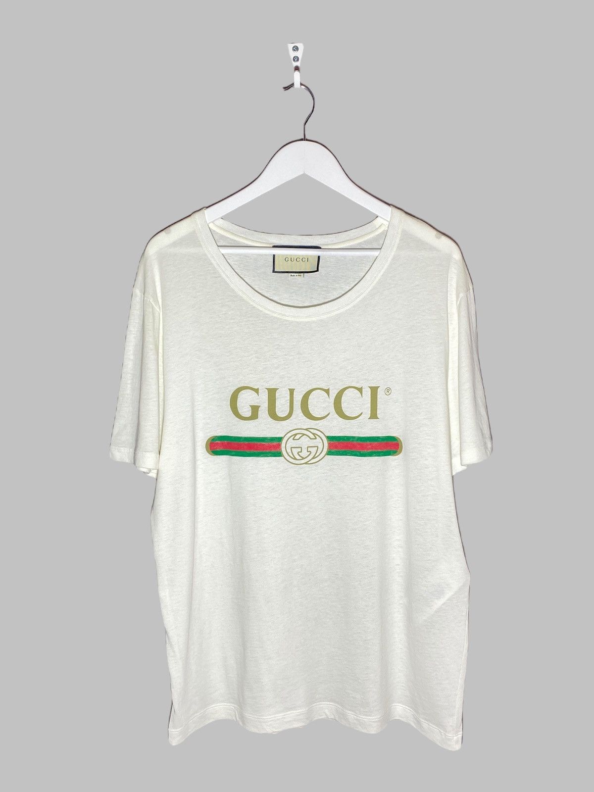 Gucci 🔥 GUCCI LOGO TEE Y2K VIBES LIGHTWEIGHT ITALIAN FLEX PIECE Size US L / EU 52-54 / 3 - 1 Thumbnail