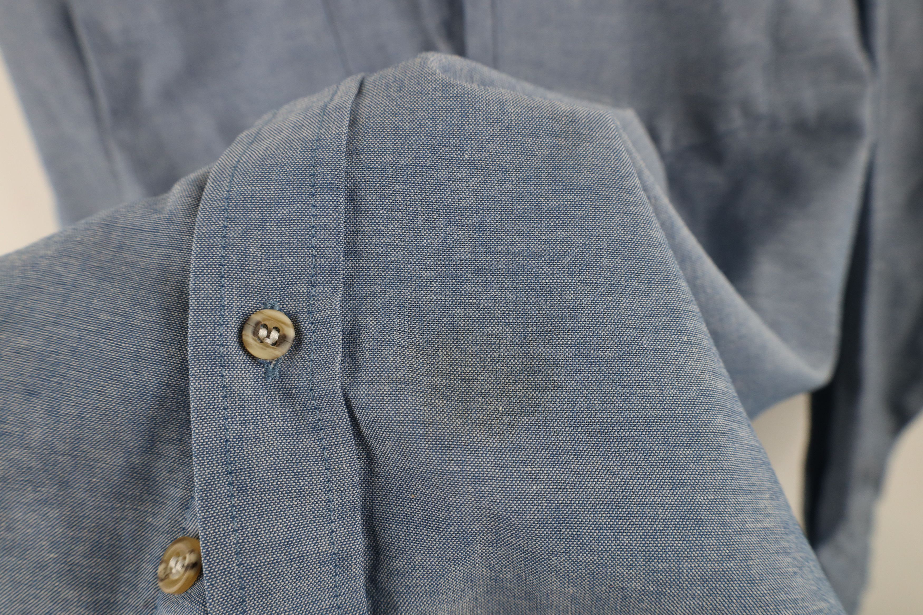 Vintage Vintage 90s Spell Pepsi Co Chambray Button Down Shirt USA Size US L / EU 52-54 / 3 - 6 Thumbnail