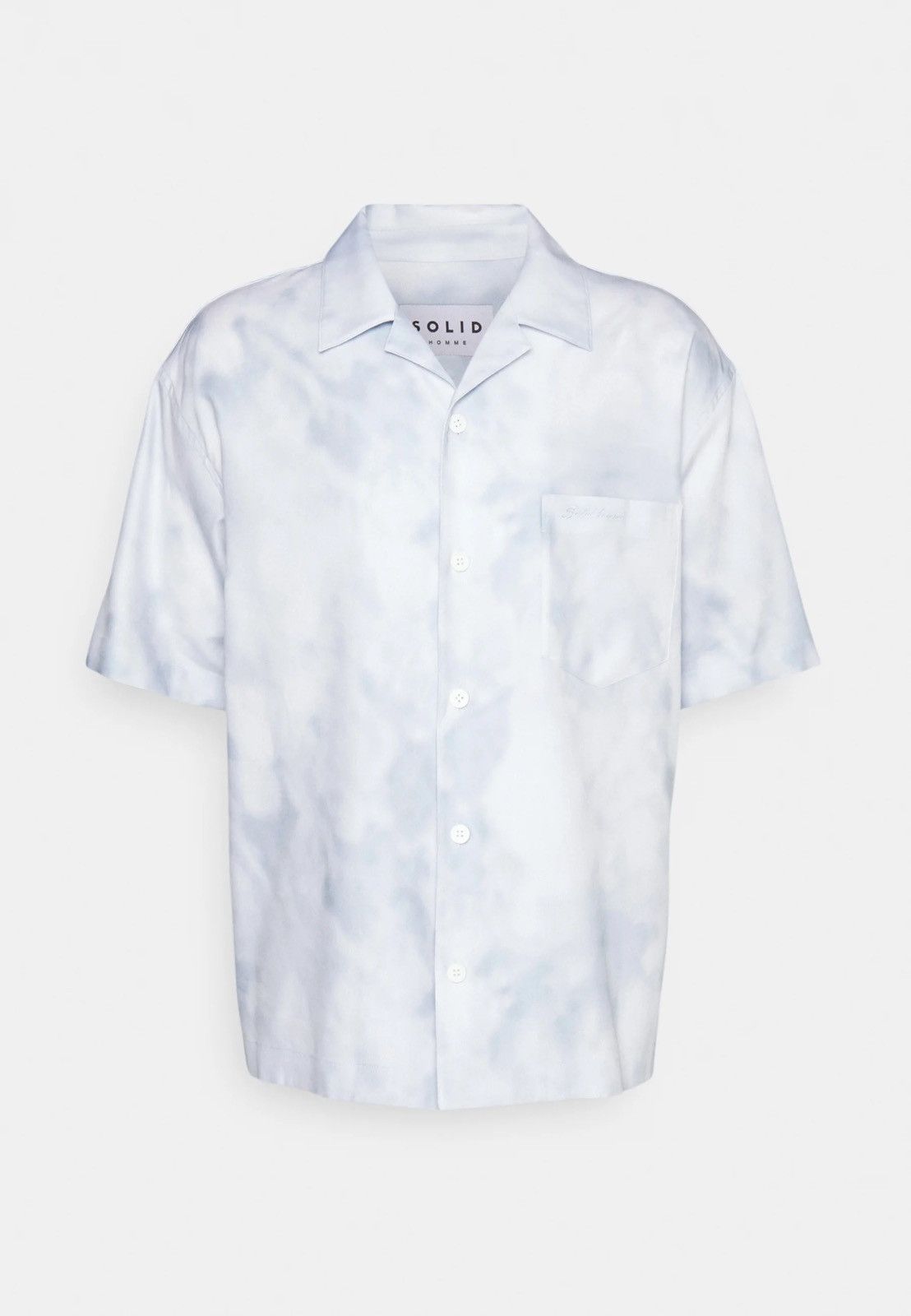 Wooyoungmi !DS! SS23 Solid Homme Sky Cloud Short Sleeve Button UP Shirt Size US M / EU 48-50 / 2 - 2 Thumbnail