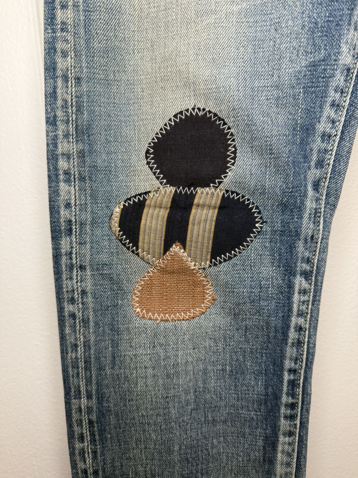 Visvim Visvim Social Sculpture Denim Patchwork Jeans Size US 32 / EU 48 - 3 Thumbnail