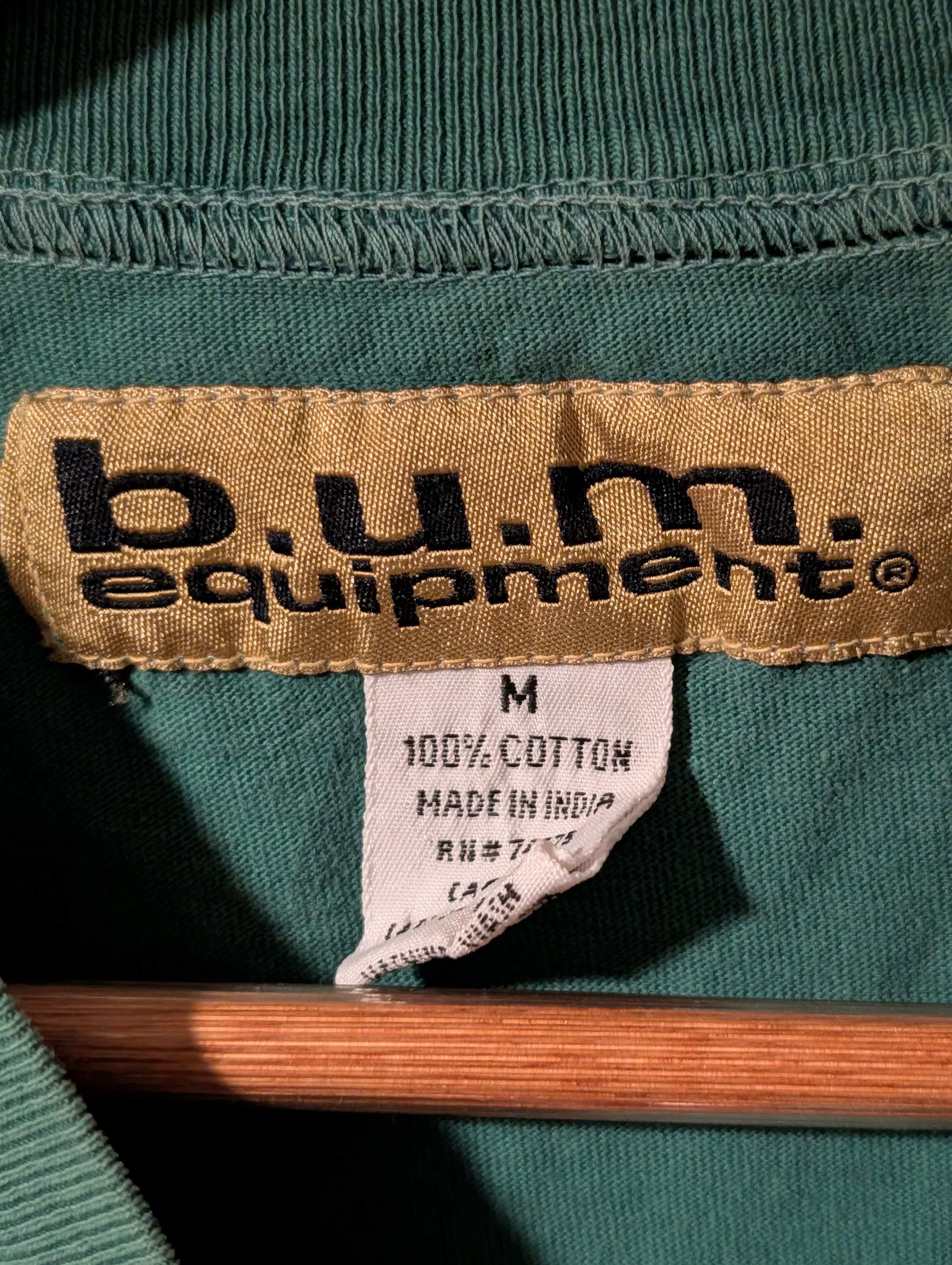 B.U.M Equipment Vintage BUM Equipment T-Shirt Embroidered Logo 90s Oversize Size US M / EU 48-50 / 2 - 4 Thumbnail