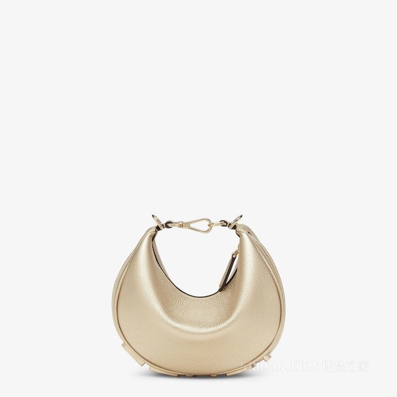Fendi o1s1wg111125 Size: OS/ Fendigraphy Mini in Golden Size ONE SIZE - 2 Thumbnail