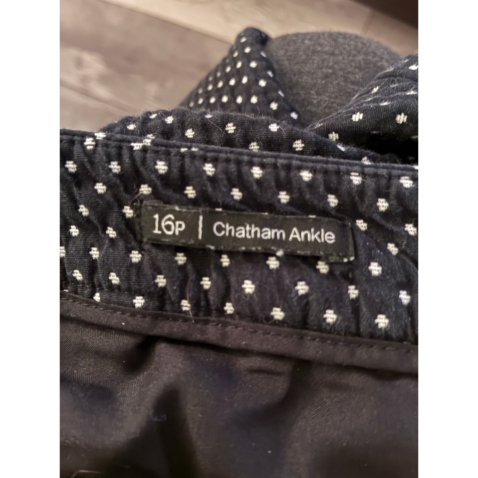 Robert Talbott Talbots Chatham Ankle black and white polka dots size 16P Size 38" / US 16 / IT 52 - 4 Thumbnail
