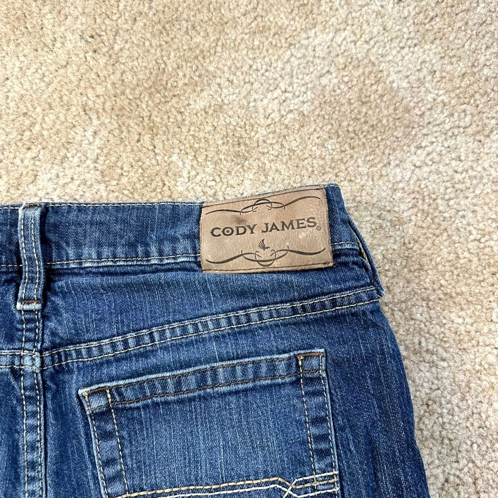Cody James Cody James Jeans Men's 30x32 Blue Denim Western Wear Cowboy Straight Leg 5-Pocket Denim Cotton Jeans Size US 30 / EU 46 - 6 Thumbnail