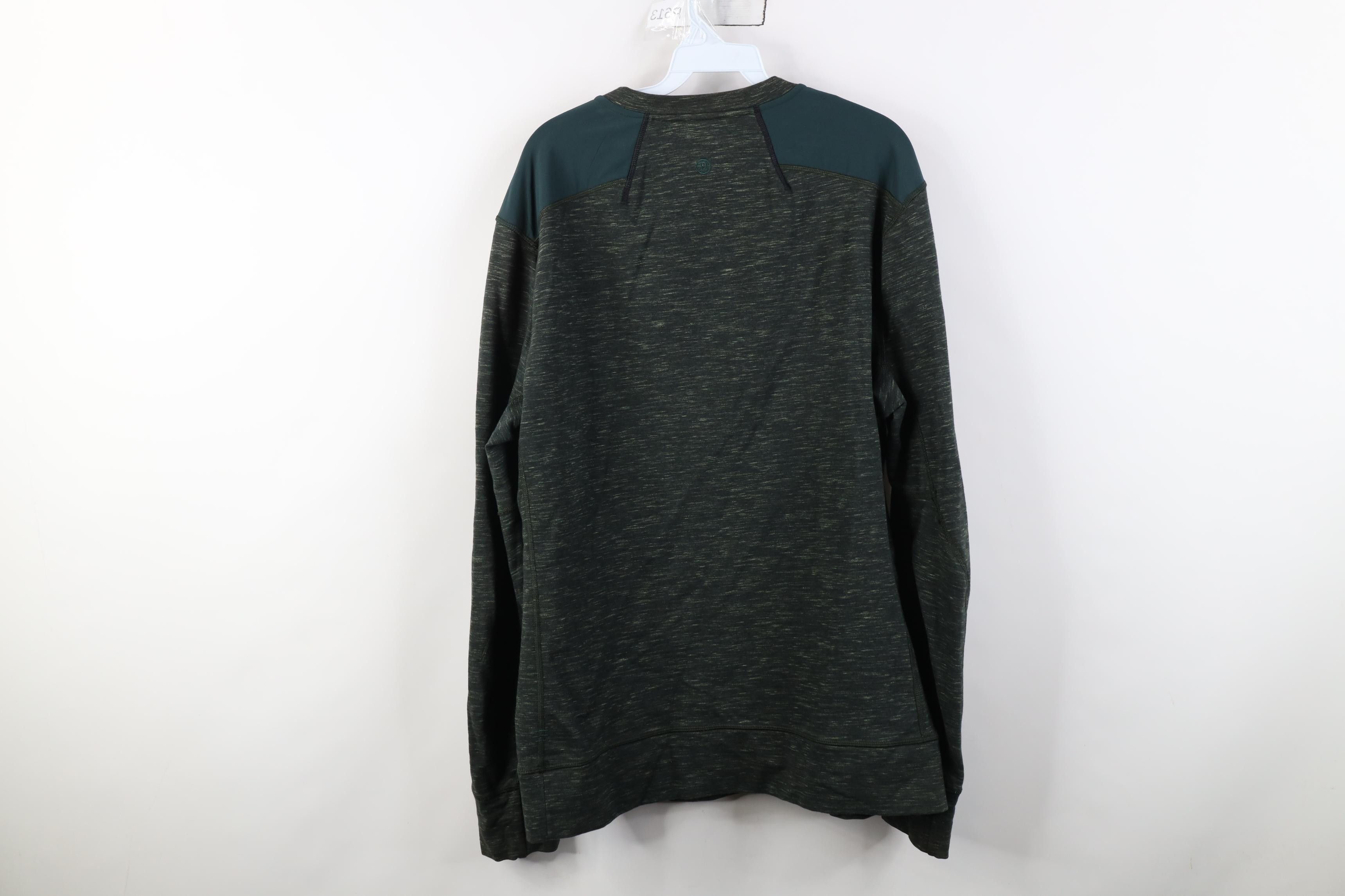 Lululemon Lululemon French Terry V-Neck Sweater Sweatshirt Marled Size US XL / EU 56 / 4 - 12 Thumbnail