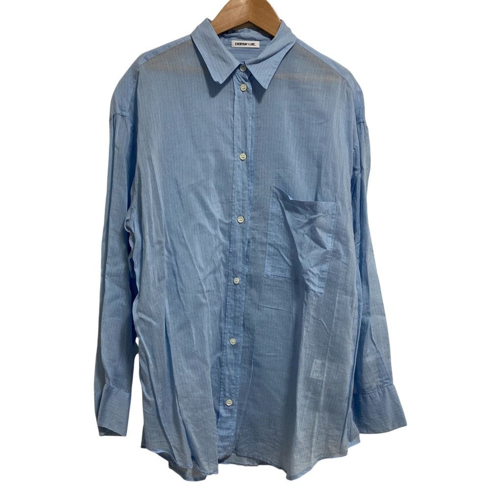 Other Other EVERYDAY I LIKE. Sheer Silk Blend Stripe Shirt Others Tops 25050500802010 DUTY FREE for USA Size ONE SIZE - 1 Thumbnail
