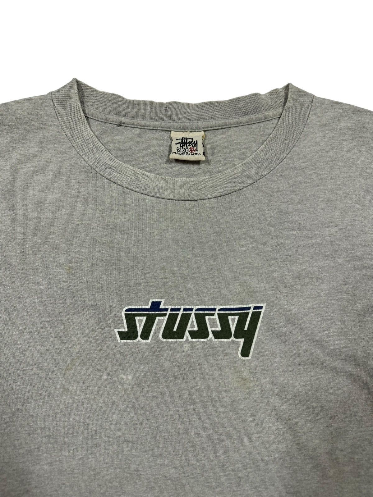 Stussy Vtg🔥90’s Stussy Oval Centre Single Longsleeve Tee Size US XL / EU 56 / 4 - 5 Thumbnail