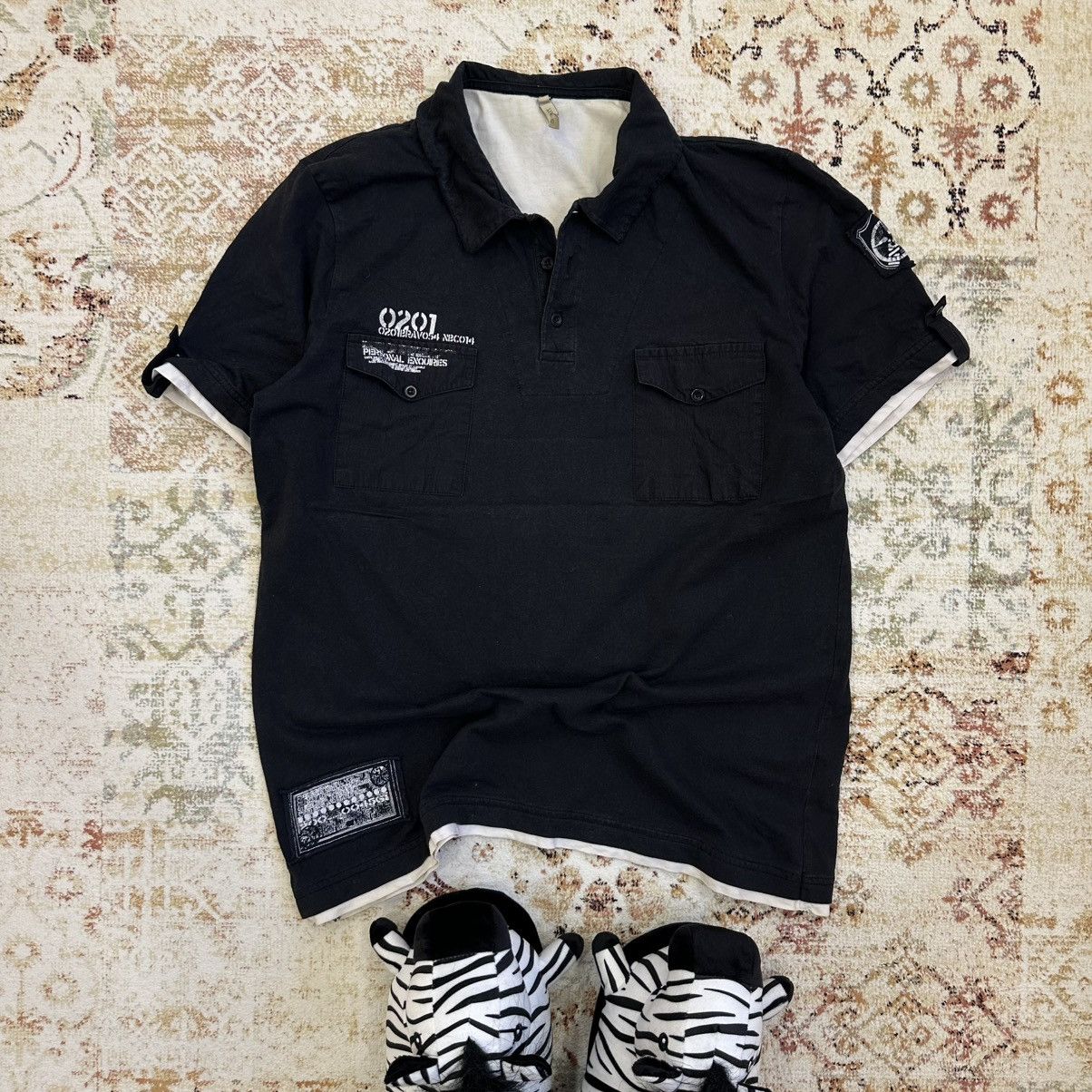 Other Vintage Grunge Polo Avantgarde T-shirts Style USA Size US L / EU 52-54 / 3 - 2 Thumbnail