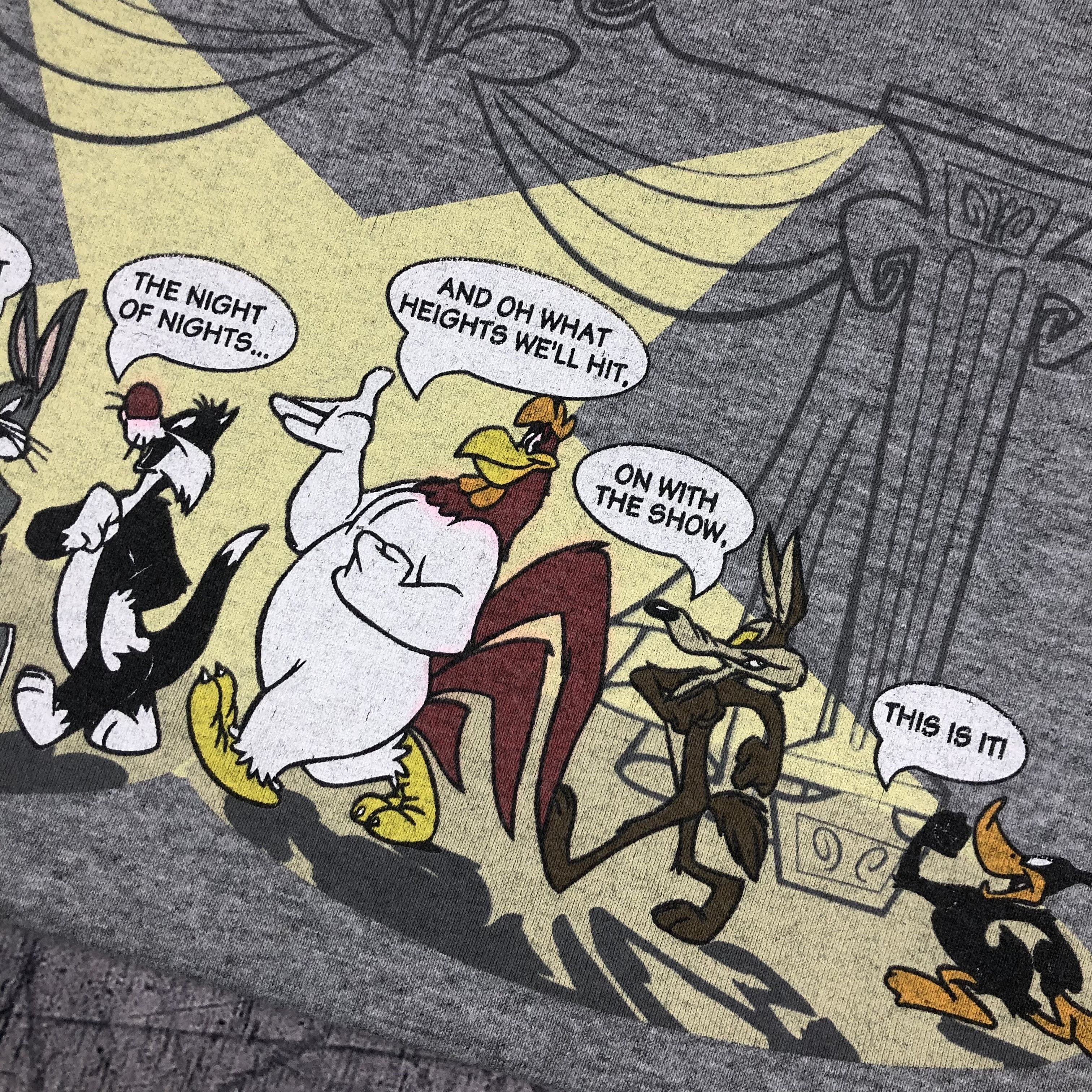 Warner Bros Vintage 1991 Warner Bros Looney Tunes Hero Long Sleeve Tee Size US M / EU 48-50 / 2 - 6 Thumbnail