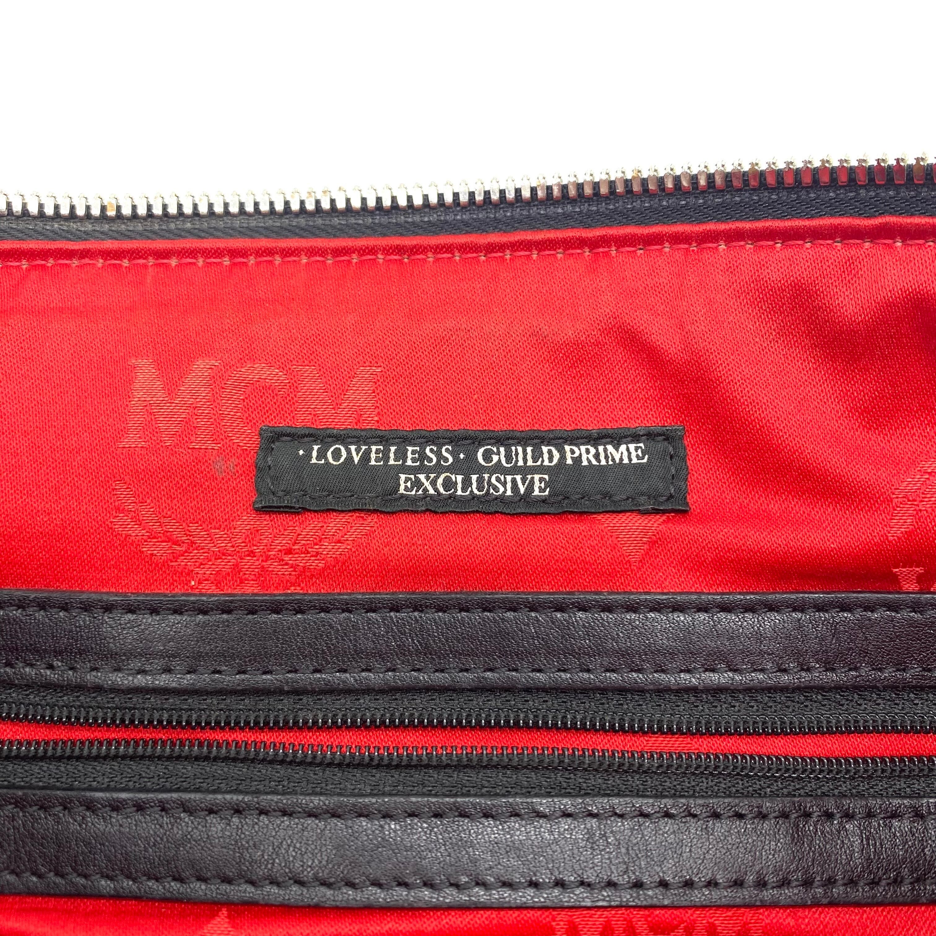 MCM MCM Visetos Clutch Bag with studs Black oveless guild prime Size ONE SIZE - 6 Thumbnail