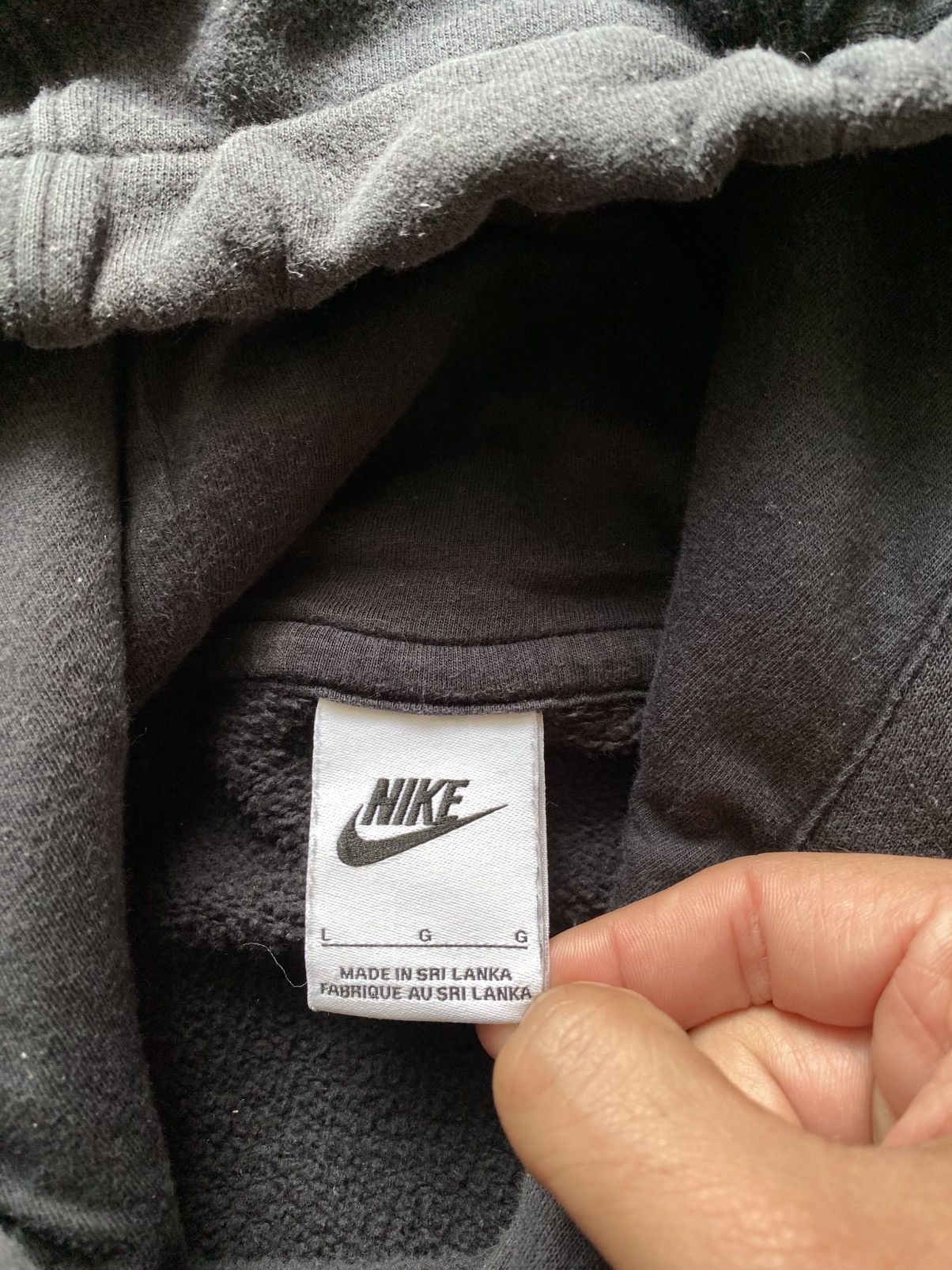 Nike Nike Swoosh Black Hoodie Size US L / EU 52-54 / 3 - 5 Thumbnail