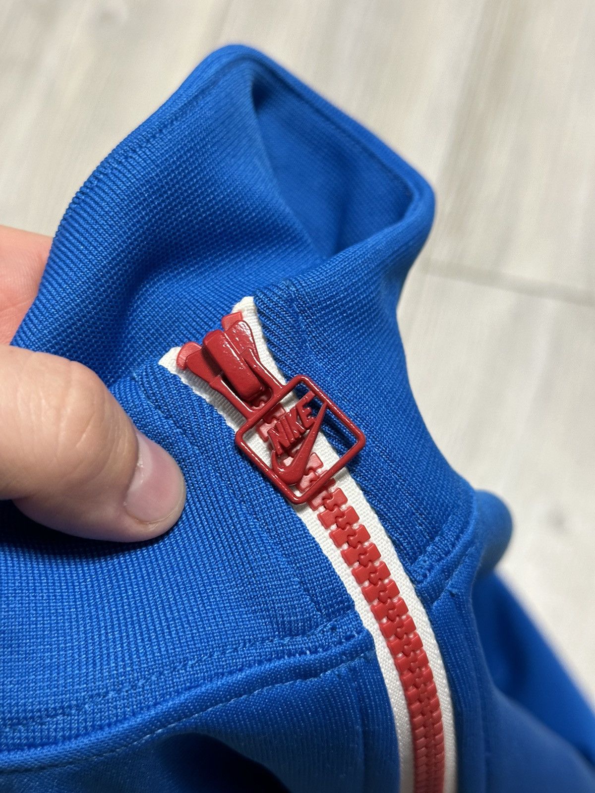 Nike Nike Taped Stripe Track Jacket Full Zip Swoosh Logo Size US S / EU 44-46 / 1 - 3 Thumbnail