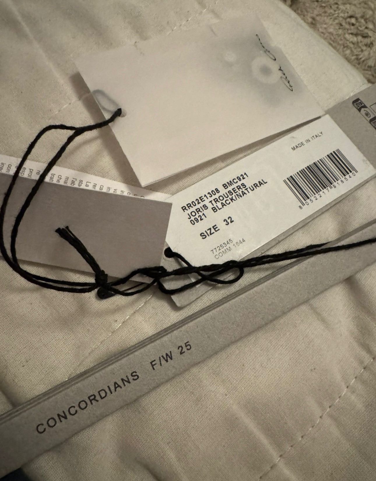 Rick Owens Concordia F/W 25 Joris Trousers - Runway Size US 32 / EU 48 - 4 Thumbnail