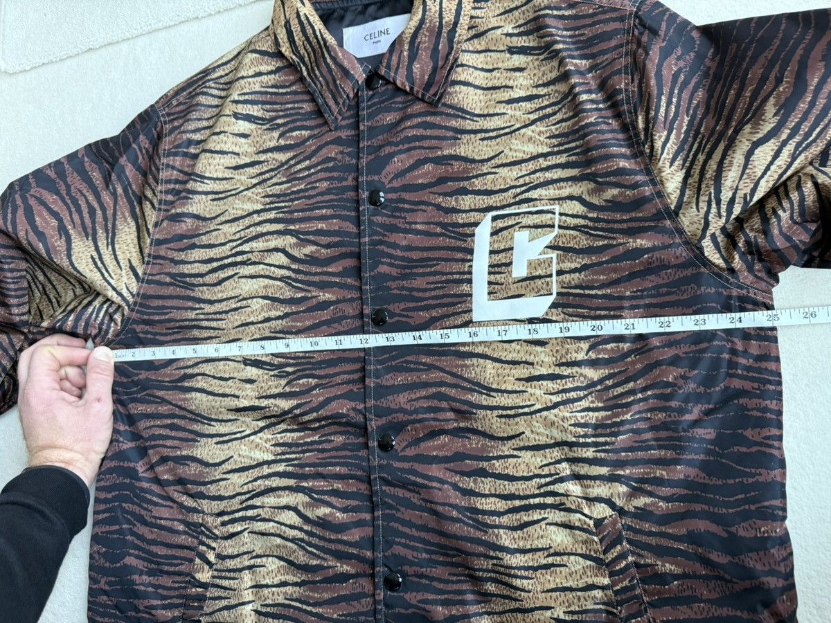 Celine $1.9k Celine tiger animal logo print coach jacket S M L Hedi Size US M / EU 48-50 / 2 - 6 Thumbnail