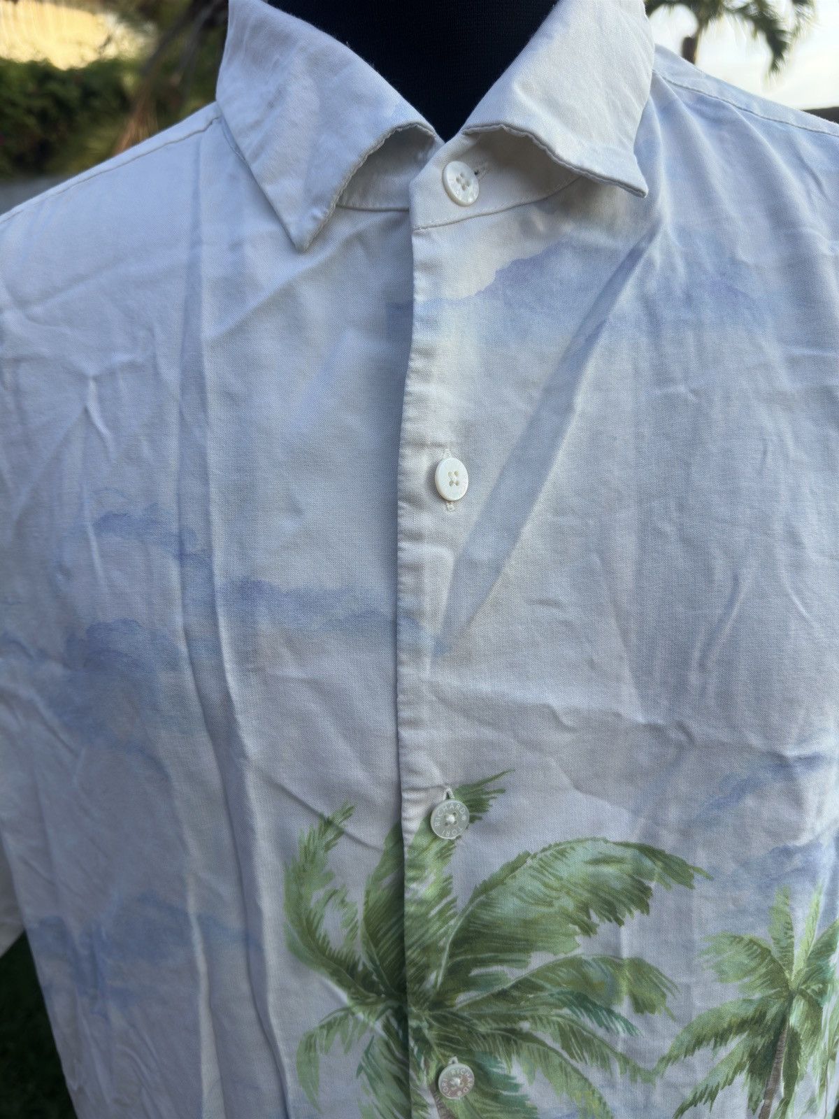 Tori Richard PreOwned Tori Richard Hawaiian Print Beige Men's L Size US L / EU 52-54 / 3 - 3 Thumbnail