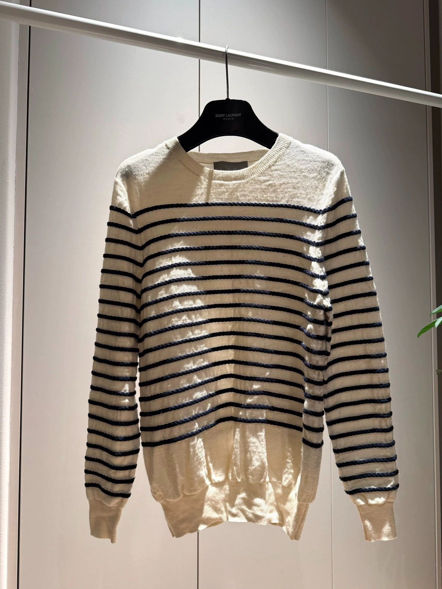 Dior DiorHomme 09SS Striped Wool Blend Shirt 44 Hedi Slimane Size US S / EU 44-46 / 1 - 1 Thumbnail