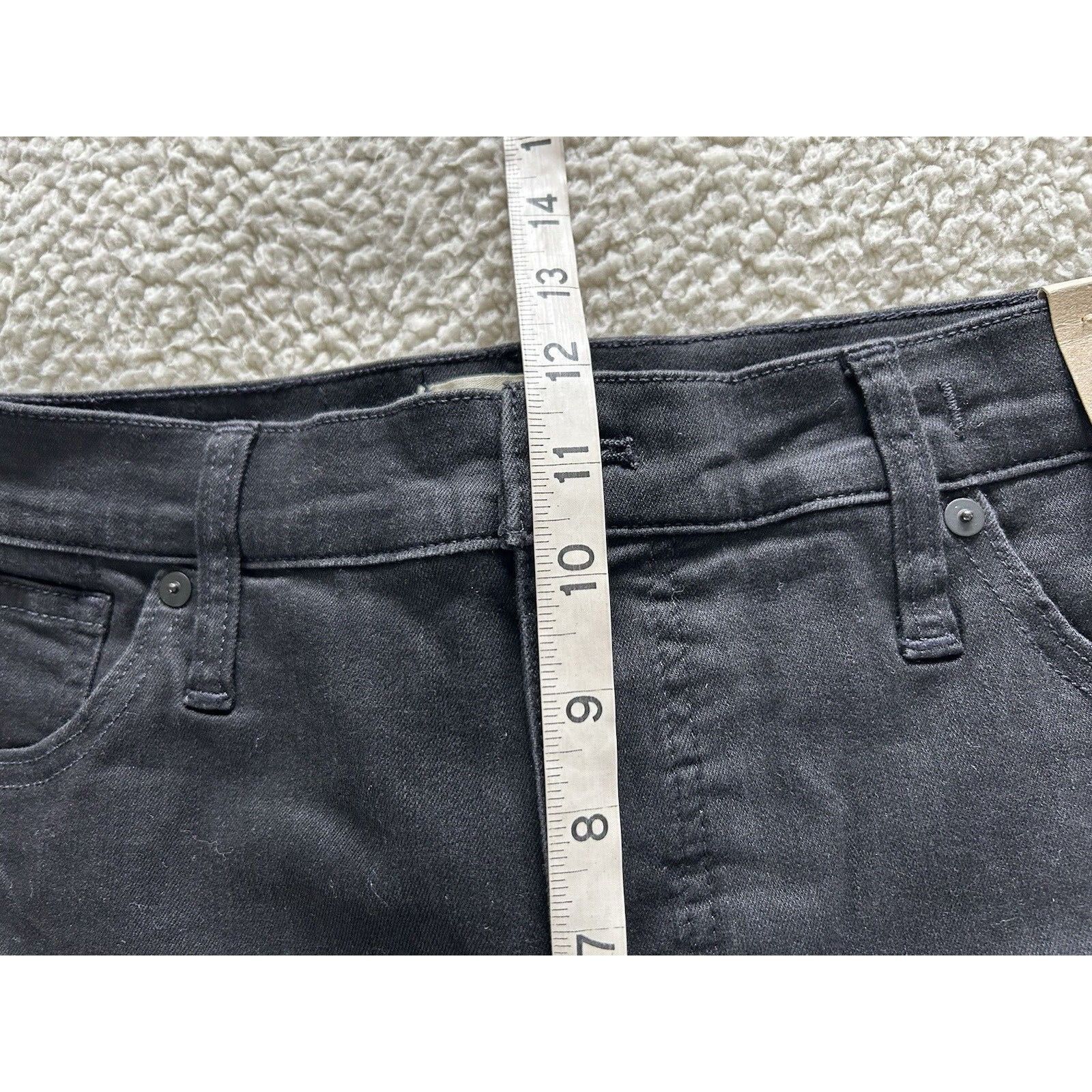 Madewell10 High-Rise Skinny Jeans in Black Frost Women Size