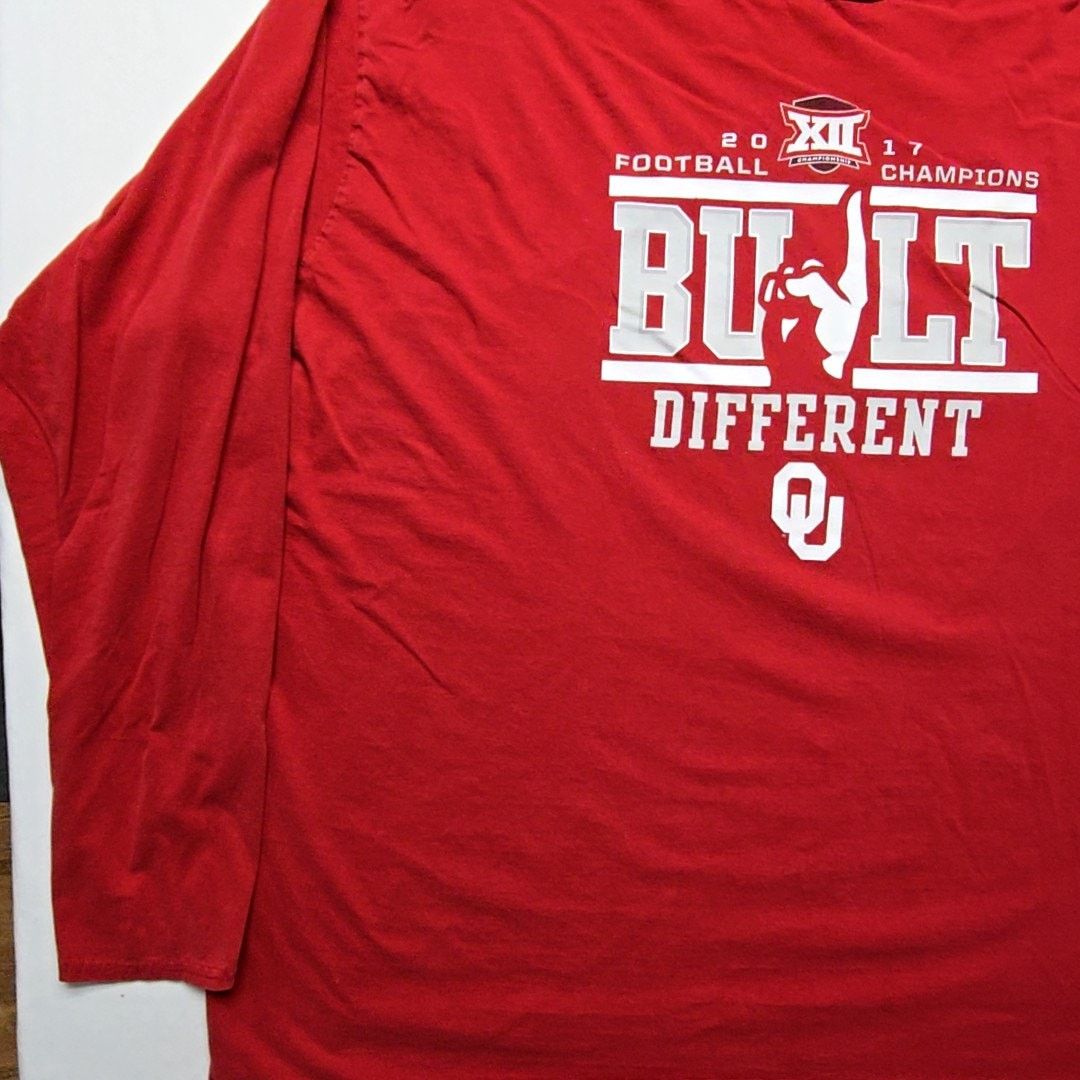 Other OU Football Champions Built Different 5XL Red Sooners Shirt Size US XXL / EU 58 / 5 - 5 Thumbnail
