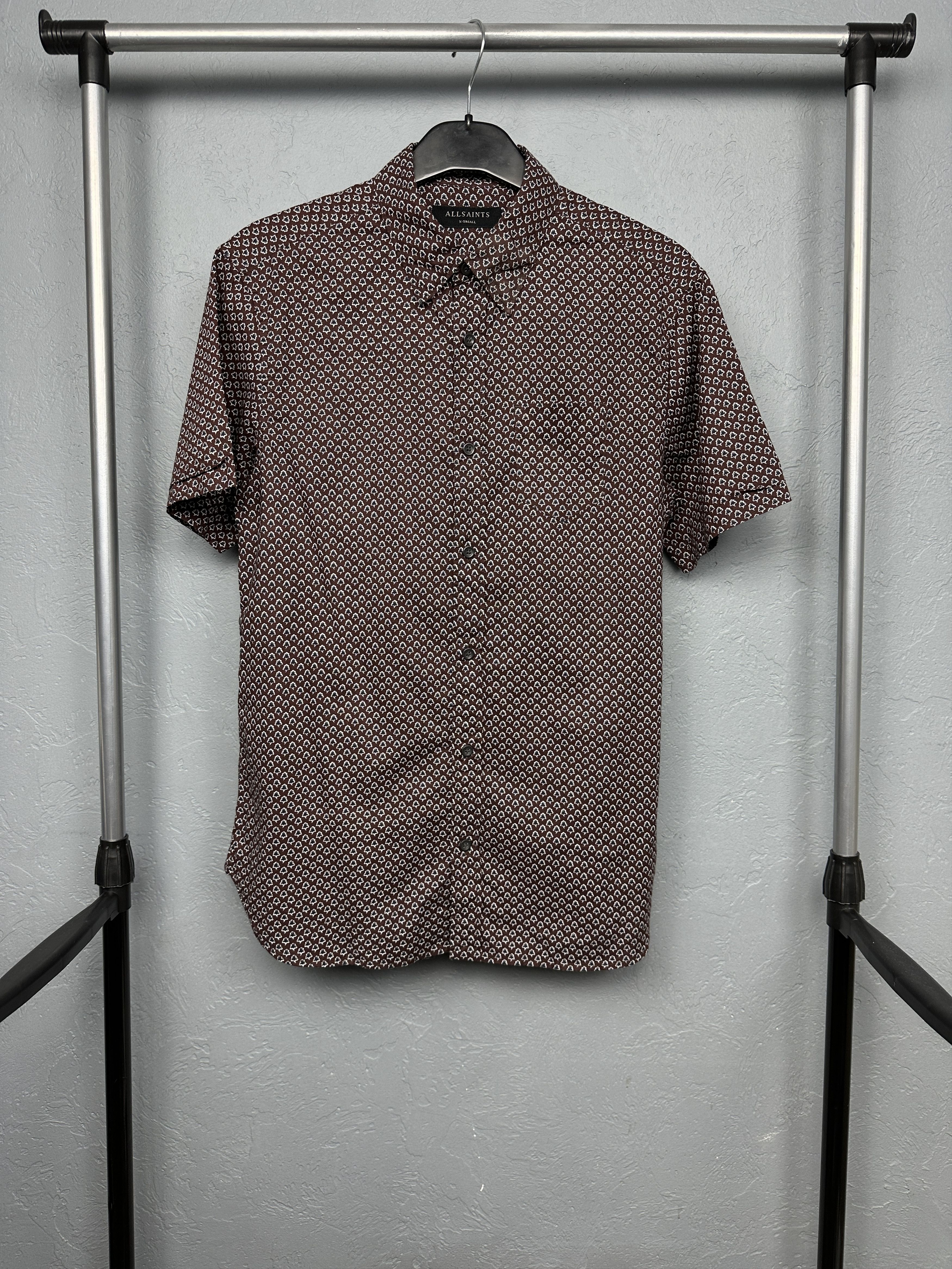 Allsaints Allsaints Mens Deaux Hawaiian Short Sleeve Shirt Size US XS / EU 42 / 0 - 1 Thumbnail