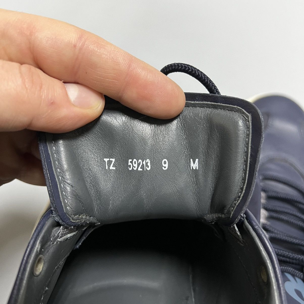 Salvatore Ferragamo Salvatore Ferragamo Navy Blue Leather Sneakers Men's Size US 9 / EU 42 - 25 Thumbnail