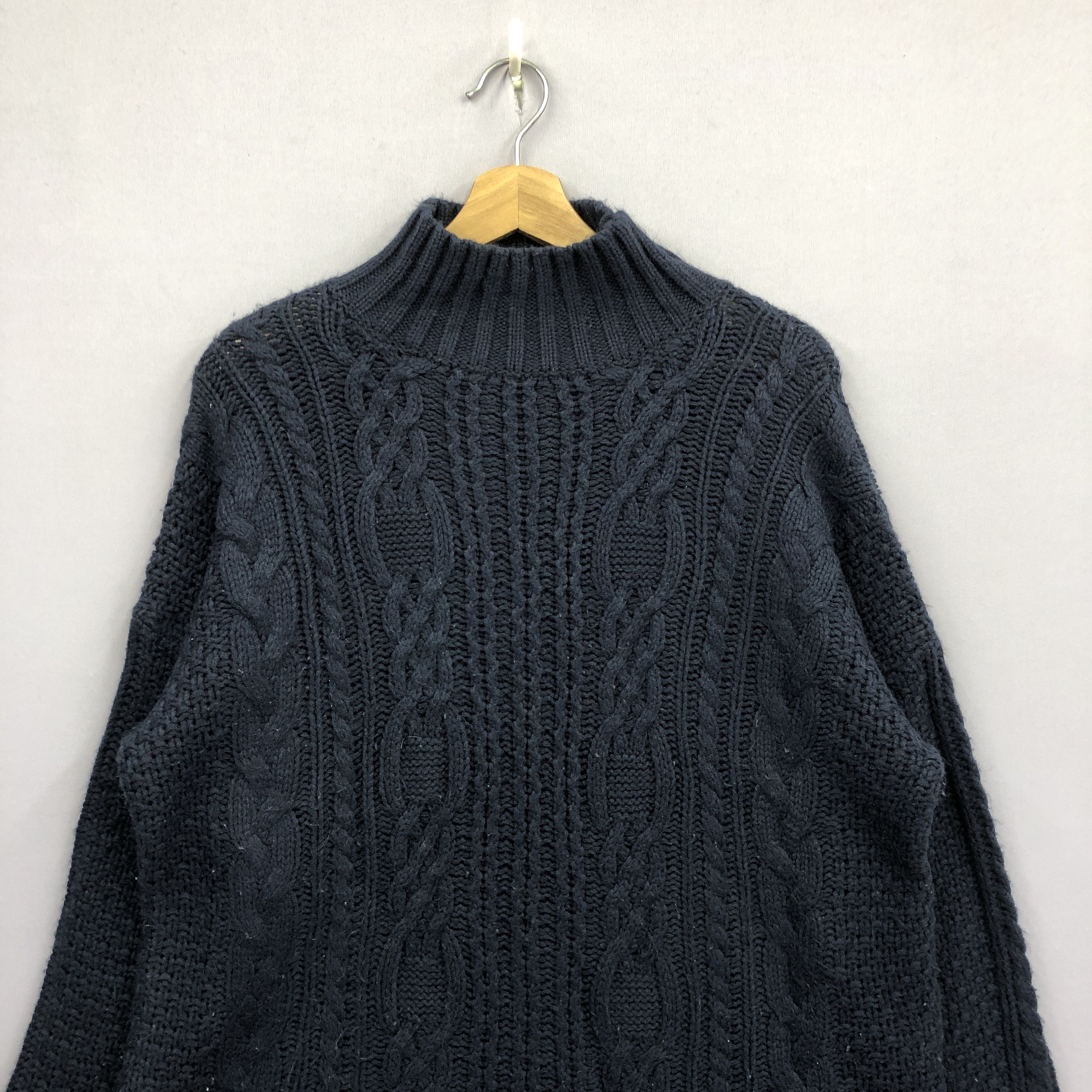 Homespun Knitwear × Japanese Brand Vintage Japanese Sweater Aran Isle Cable Knitwear Sweatshirt Size US XL / EU 56 / 4 - 3 Thumbnail