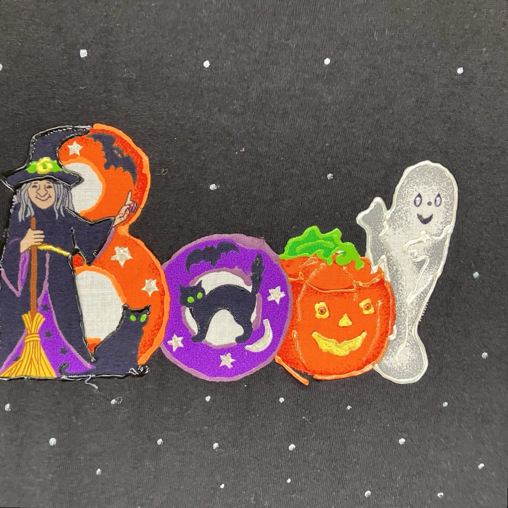 Doublet Vintage Women's Shirt Large USA Pocket Double Sided Art Fun Paint Halloween Size L / US 10 / IT 46 - 4 Thumbnail