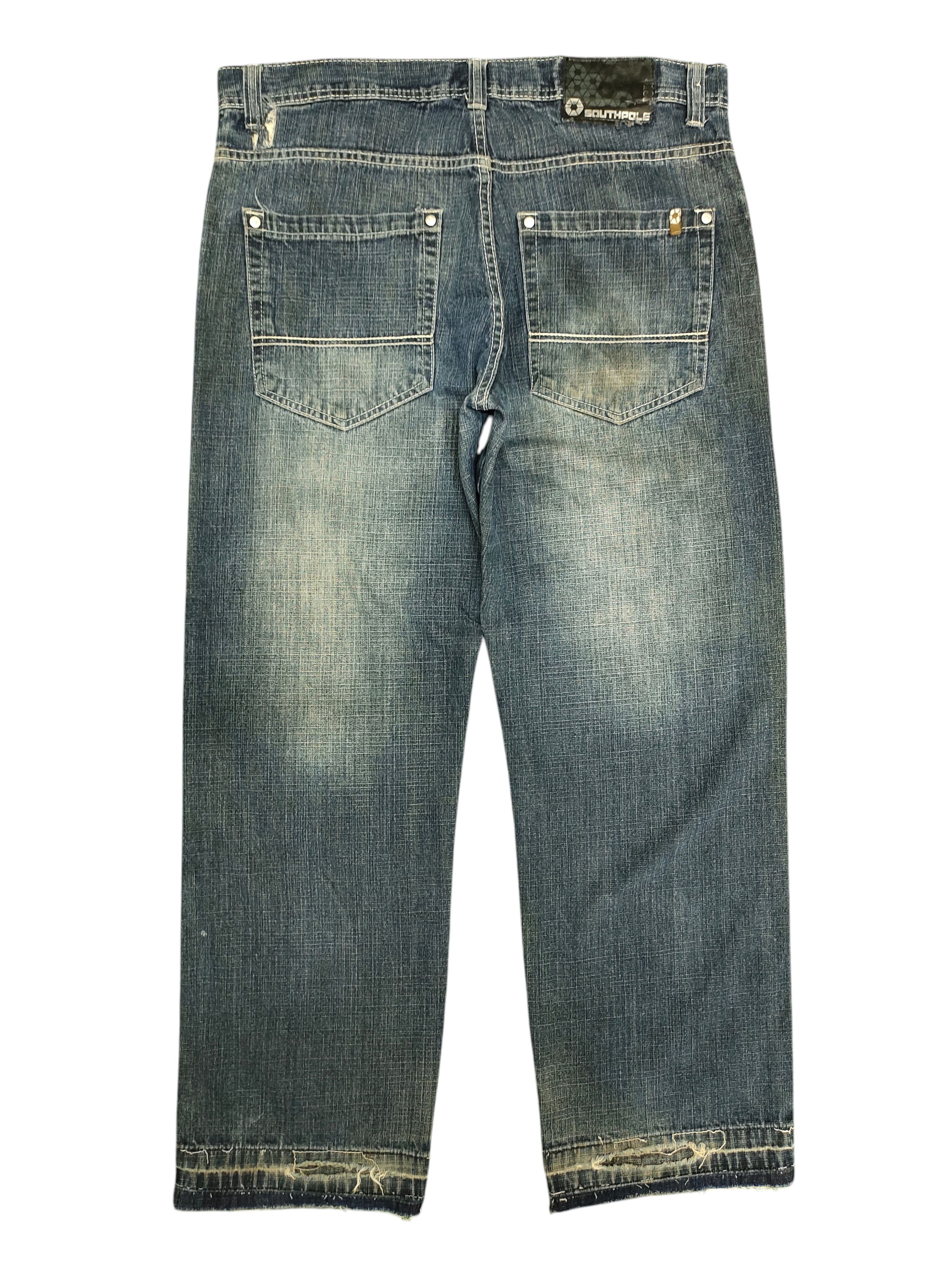 Southpole Baggy Jeans Southpole Clawmark Distress Denim Wide Leg Size US 36 / EU 52 - 8 Thumbnail