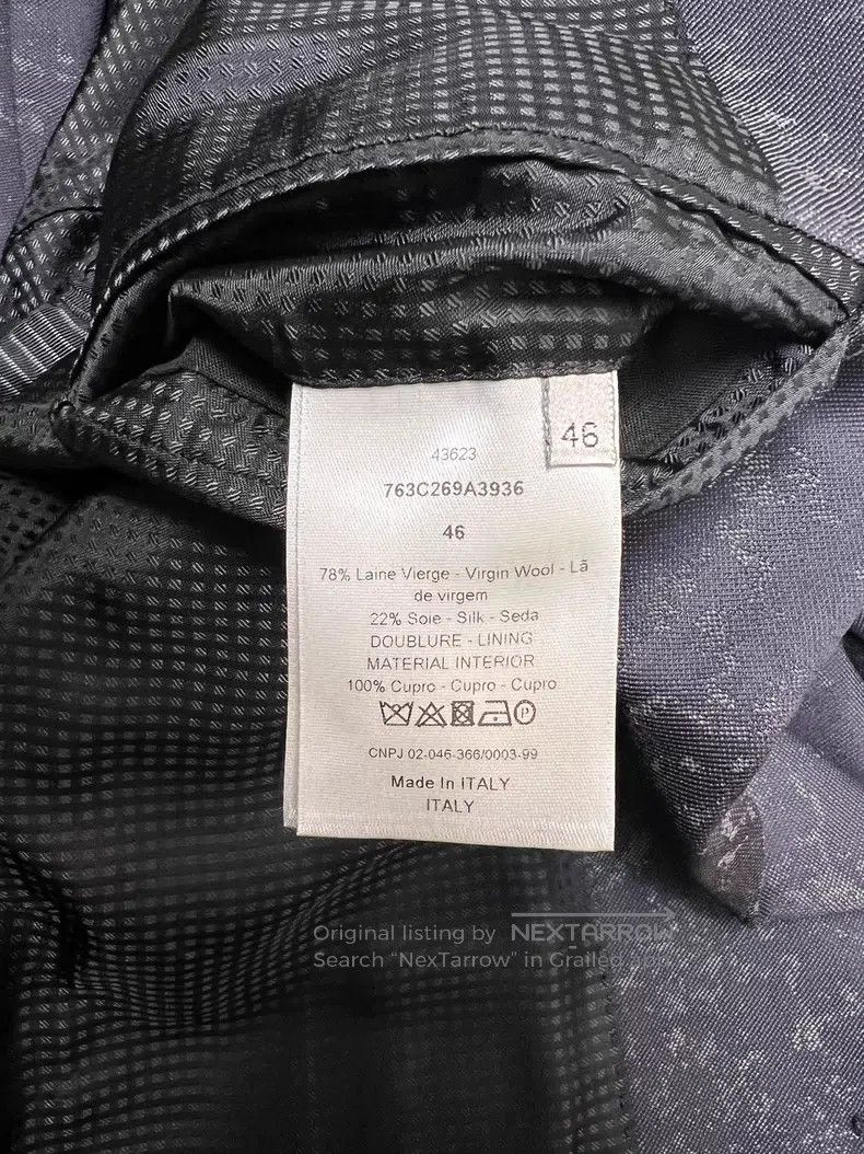 Dior Dior Special Jacquard Printed Wool Suit Size US S / EU 44-46 / 1 - 5 Thumbnail