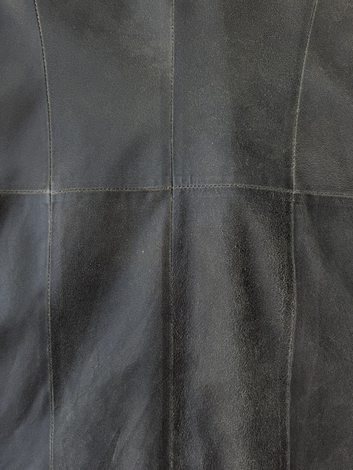 Ann Demeulemeester Ann Demeulemeester AW00 Treated Leather Chesterfield Coat Size US XS / EU 42 / 0 - 8 Thumbnail