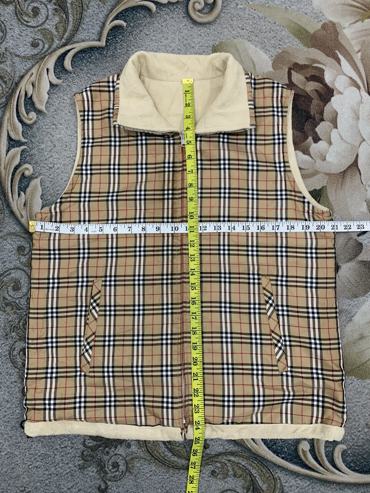 Burberry Reversible Checkered Burberry Golf Vest Size US L / EU 52-54 / 3 - 15 Thumbnail
