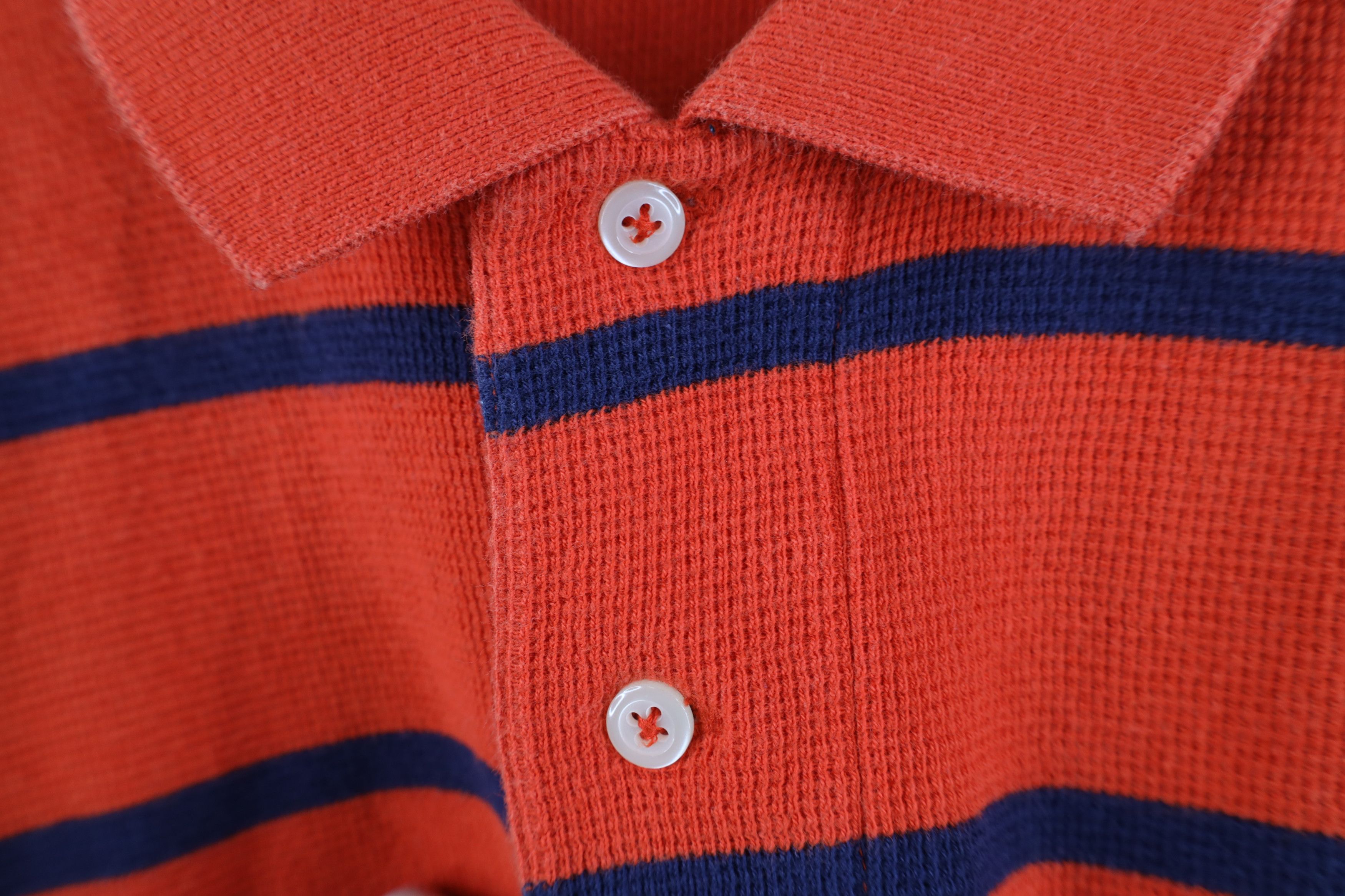 Ralph Lauren Vintage 90s Ralph Lauren Thermal Knit Golf Polo Shirt Size US XL / EU 56 / 4 - 5 Thumbnail