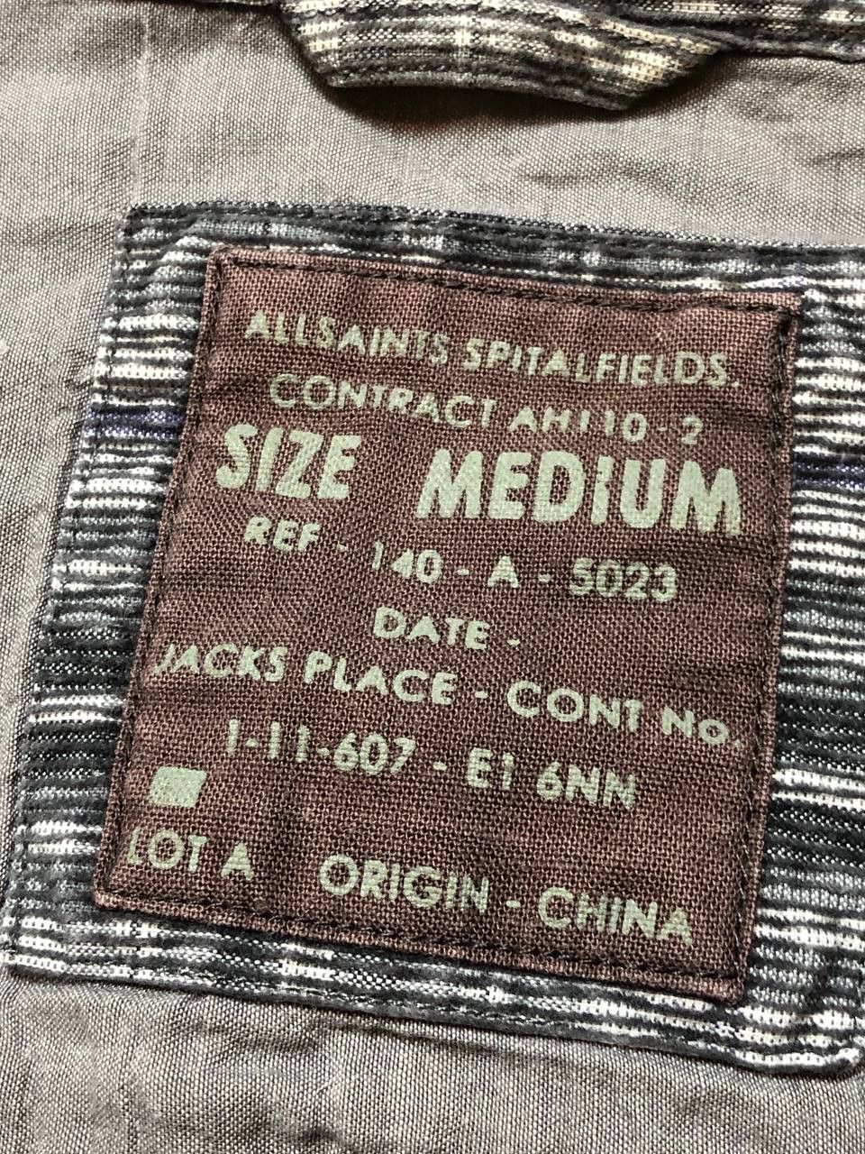 Allsaints Vintage shirt print Allsaints Y2K streetwear size M Size US M / EU 48-50 / 2 - 2 Thumbnail