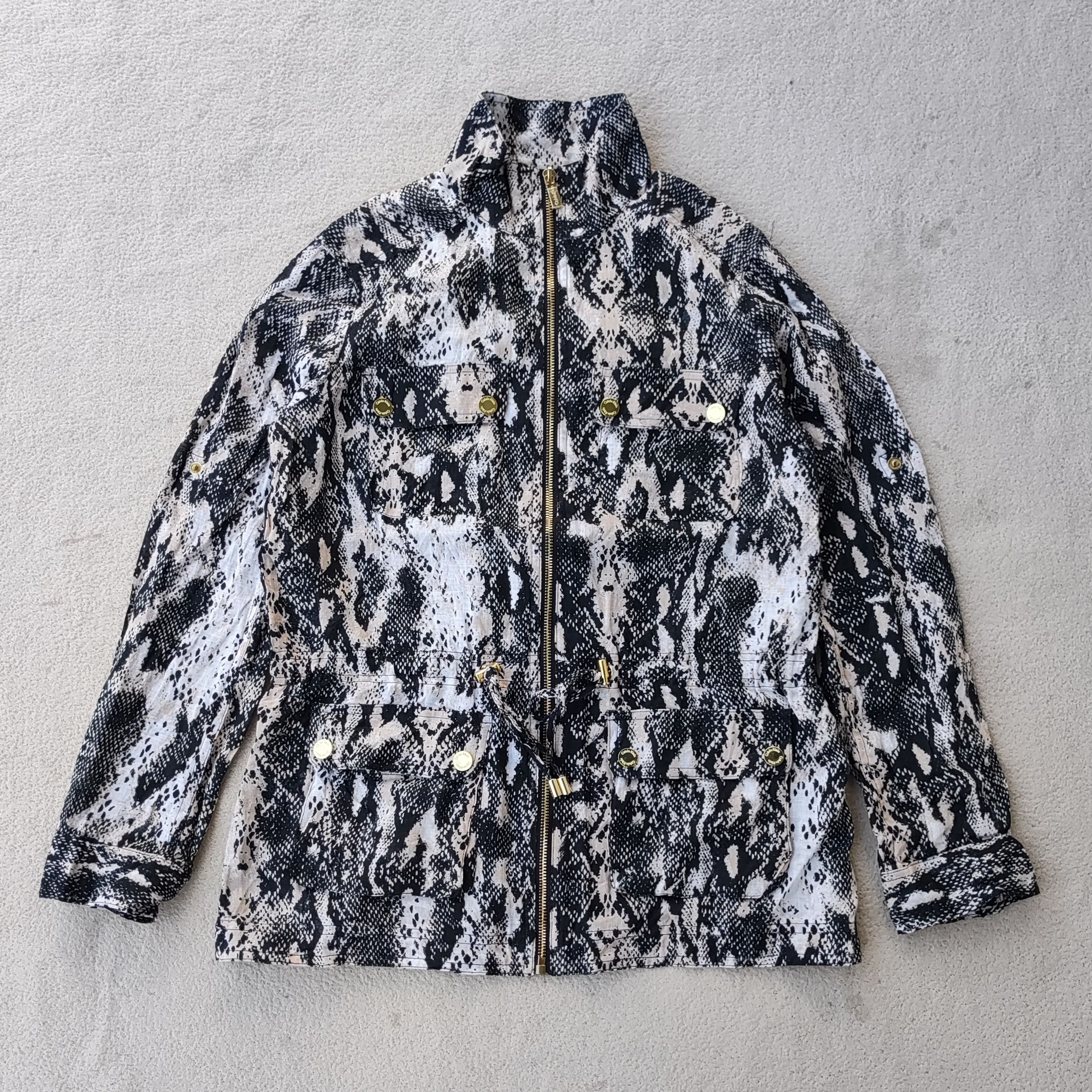 Calvin Klein Calvin Klein Snakeprint Linen Jacket M5TC5177 Size XS / US 0-2 / IT 36-38 - 1 Thumbnail