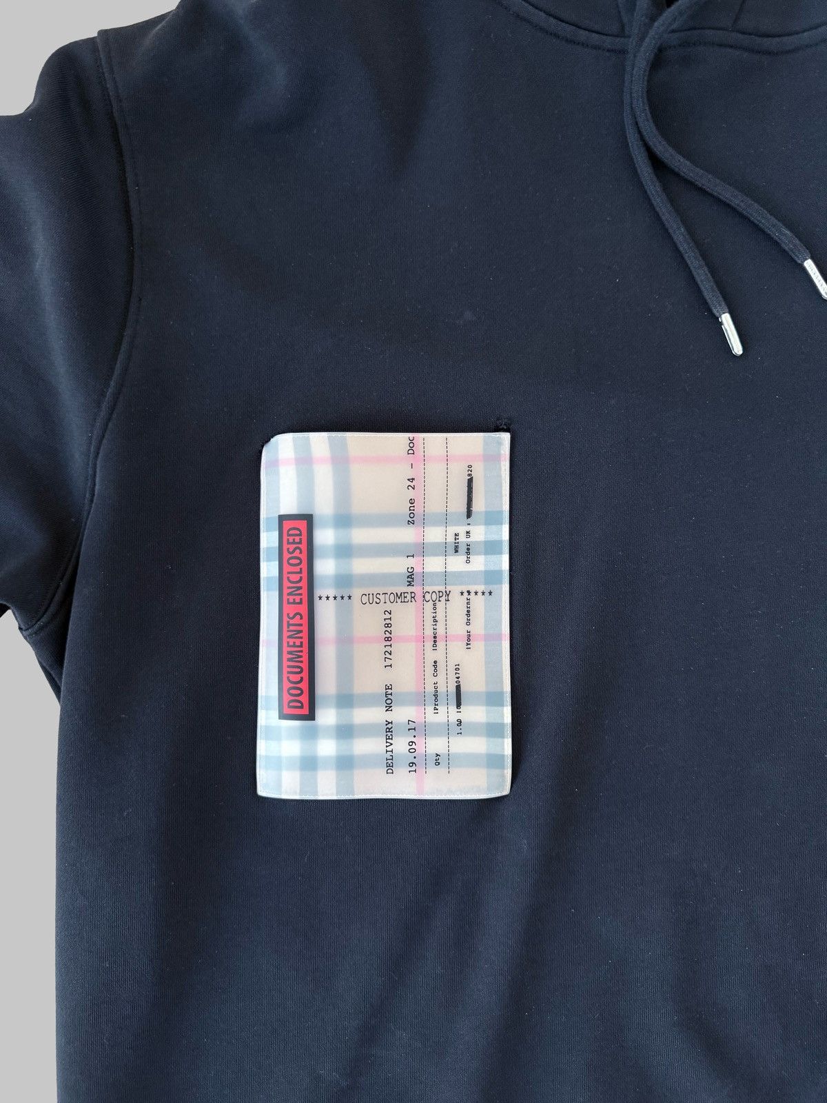 Burberry Burberry Black Checker Pocket Hoodie Size US L / EU 52-54 / 3 - 3 Thumbnail