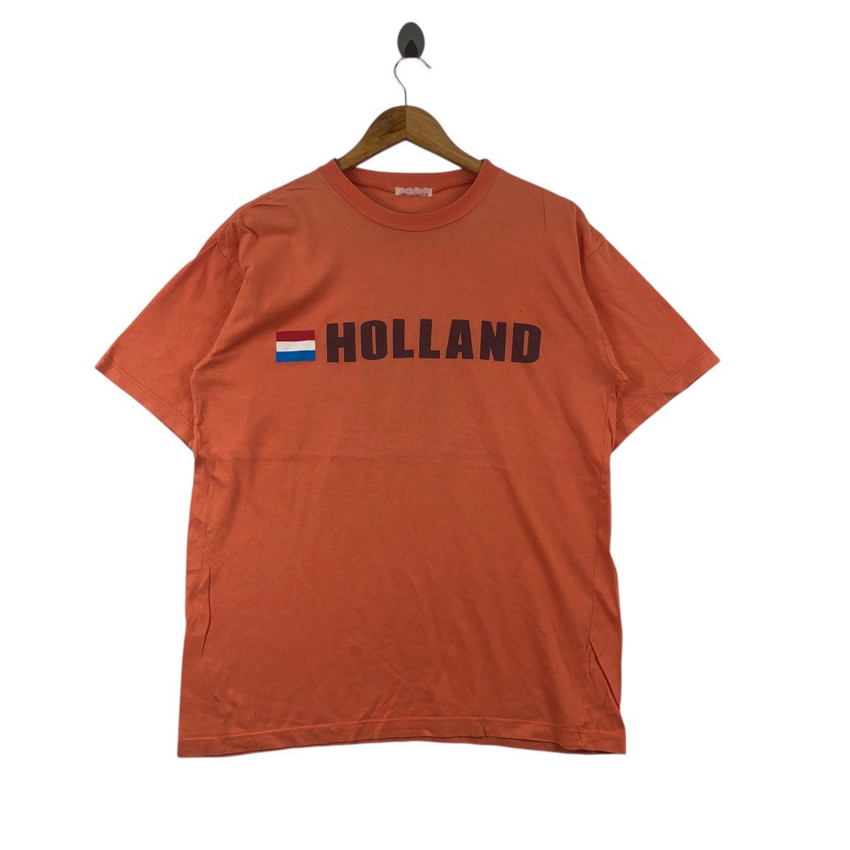 Vintage Vintage 90s Holland Ruud Gullit Tee Shirt No. 10 Football Size US L / EU 52-54 / 3 - 1 Thumbnail